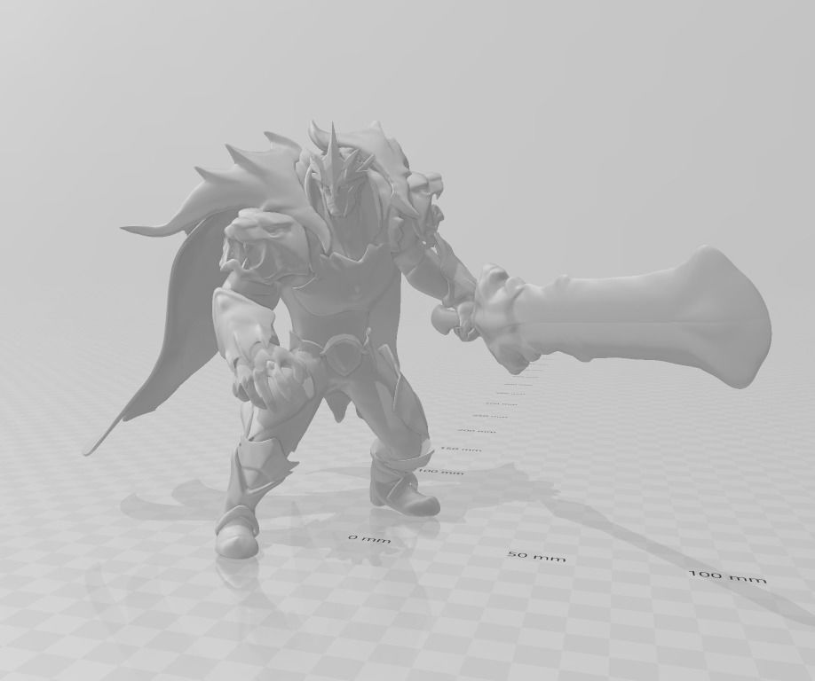 God King Garen 3D Model 3D print model_1