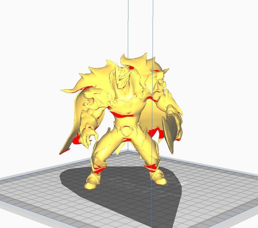 God King Garen 3D Model 3D print model_2