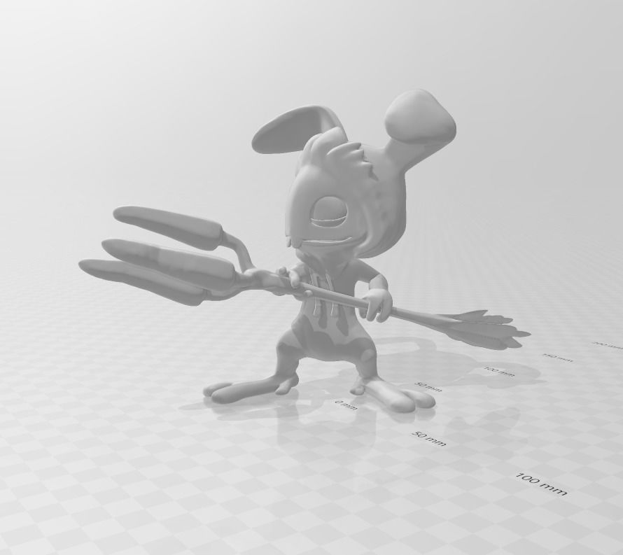 Cottontail Fizz 3D Model 3D print model_1