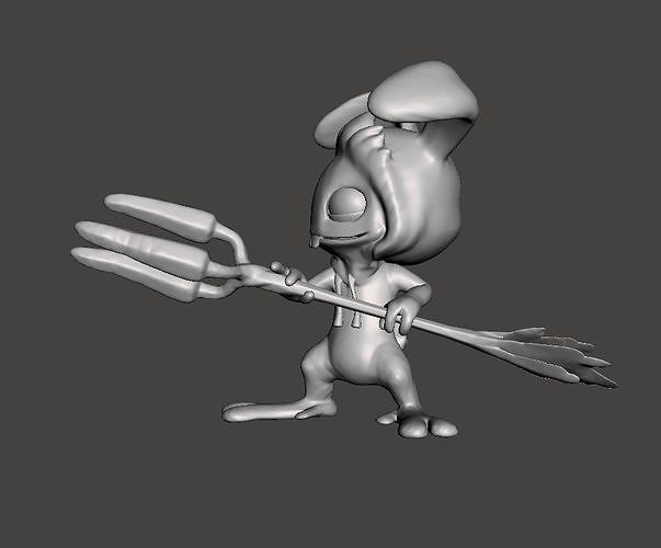 Cottontail Fizz 3D Model 3D print model