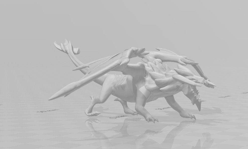 Elder Dragon League of Legends 3D Model 3D print model_1