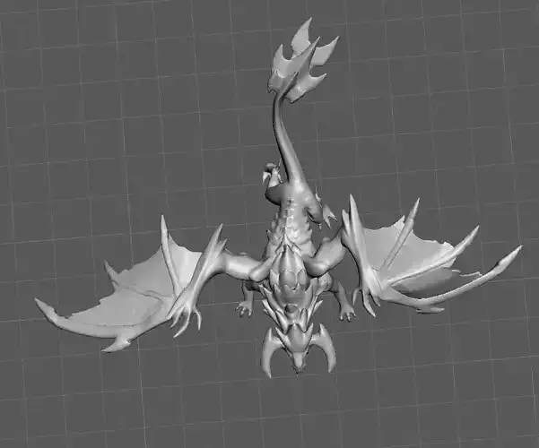Elder Dragon League of Legends 3D Model