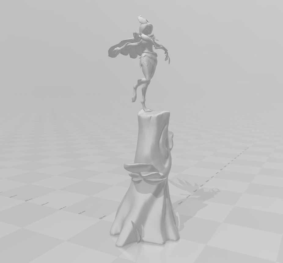 Elderwood Xayah 3D Model 3D print model_1