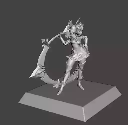 Battle  Queen Qiyana 3D Model