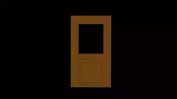 DOOR REALISTIC wooden