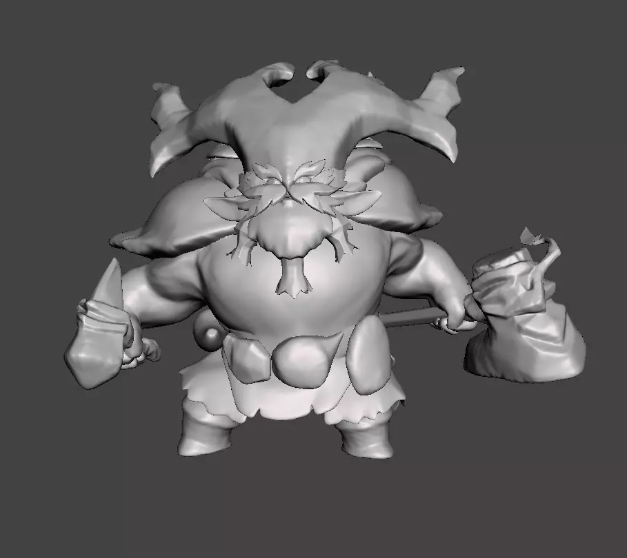 Elderwood Ornn 3D Model 3D print model_0