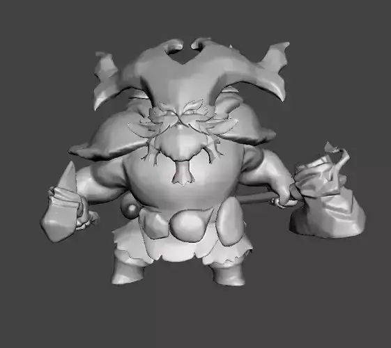 Elderwood Ornn 3D Model 3D print model