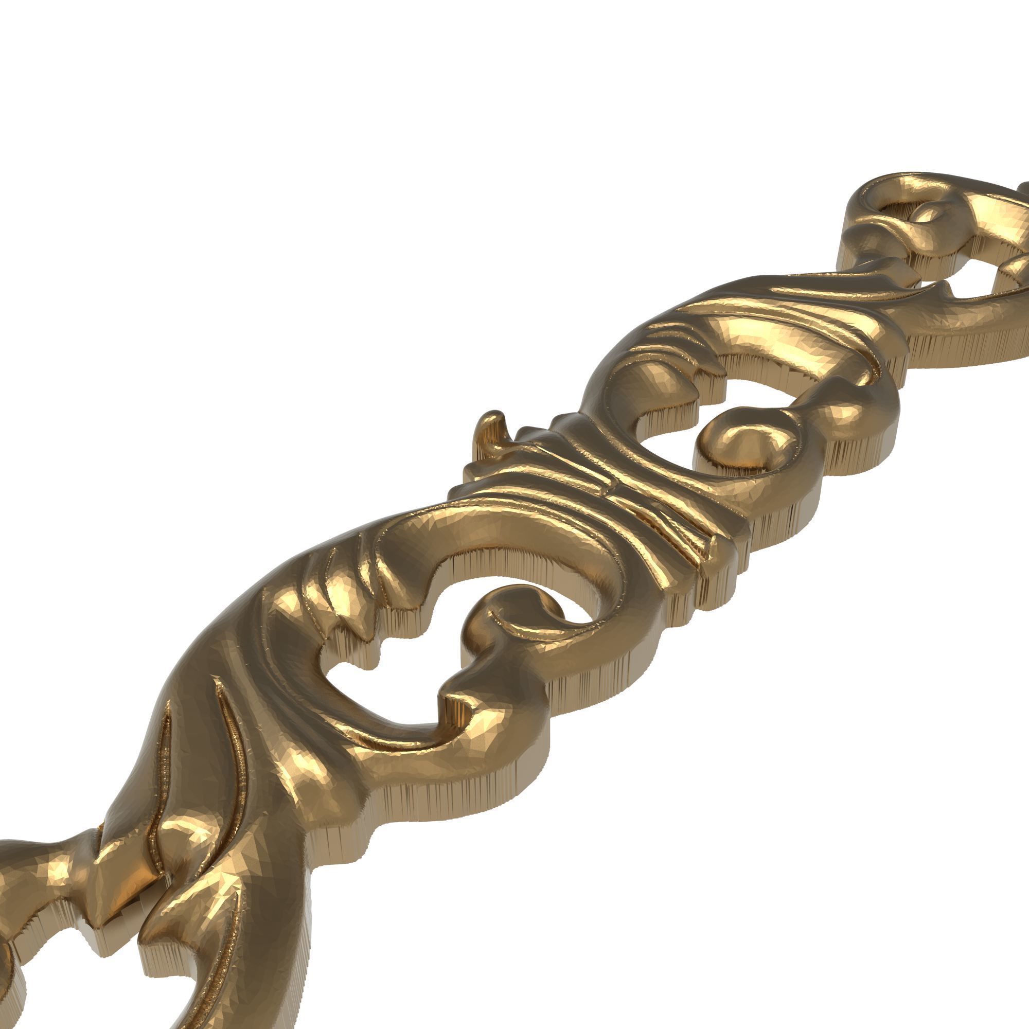 decorative pattern ready for 3D printing 3D model_2