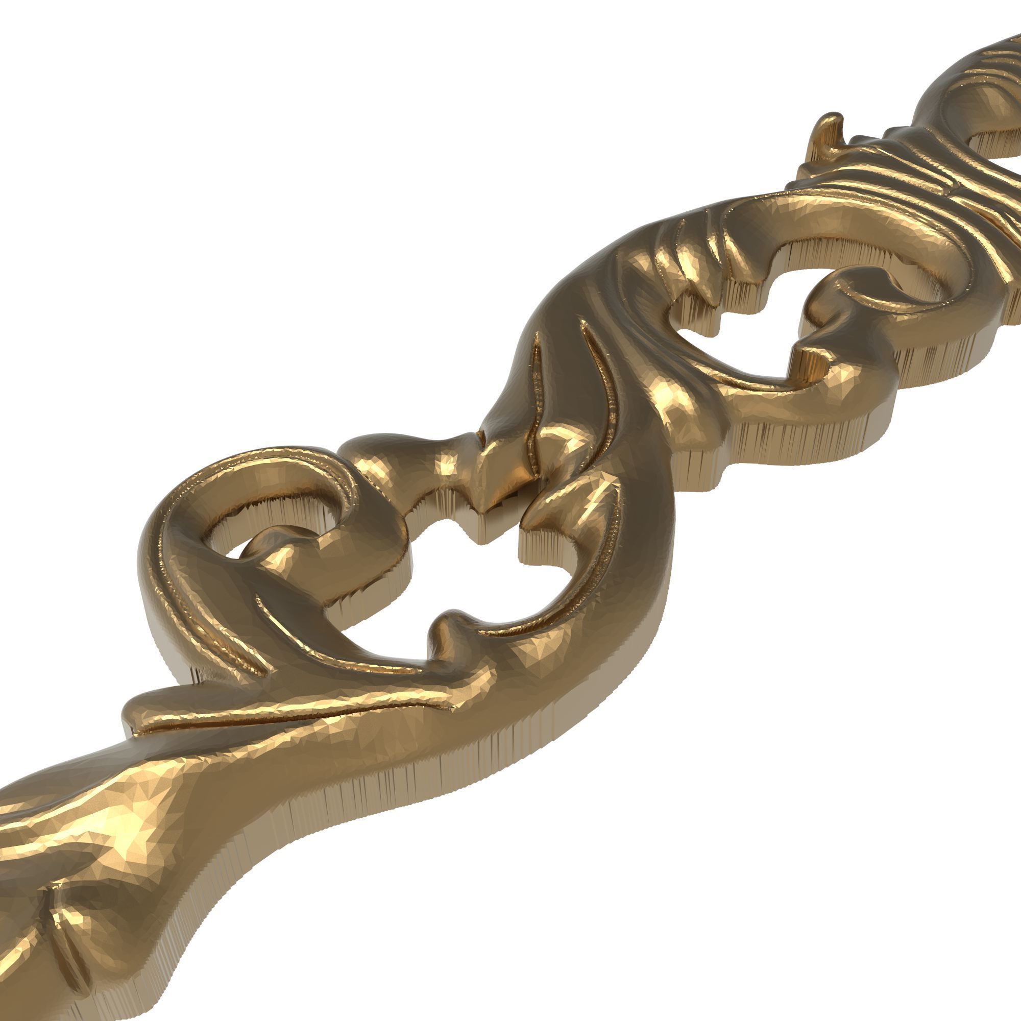 decorative pattern ready for 3D printing 3D model_4