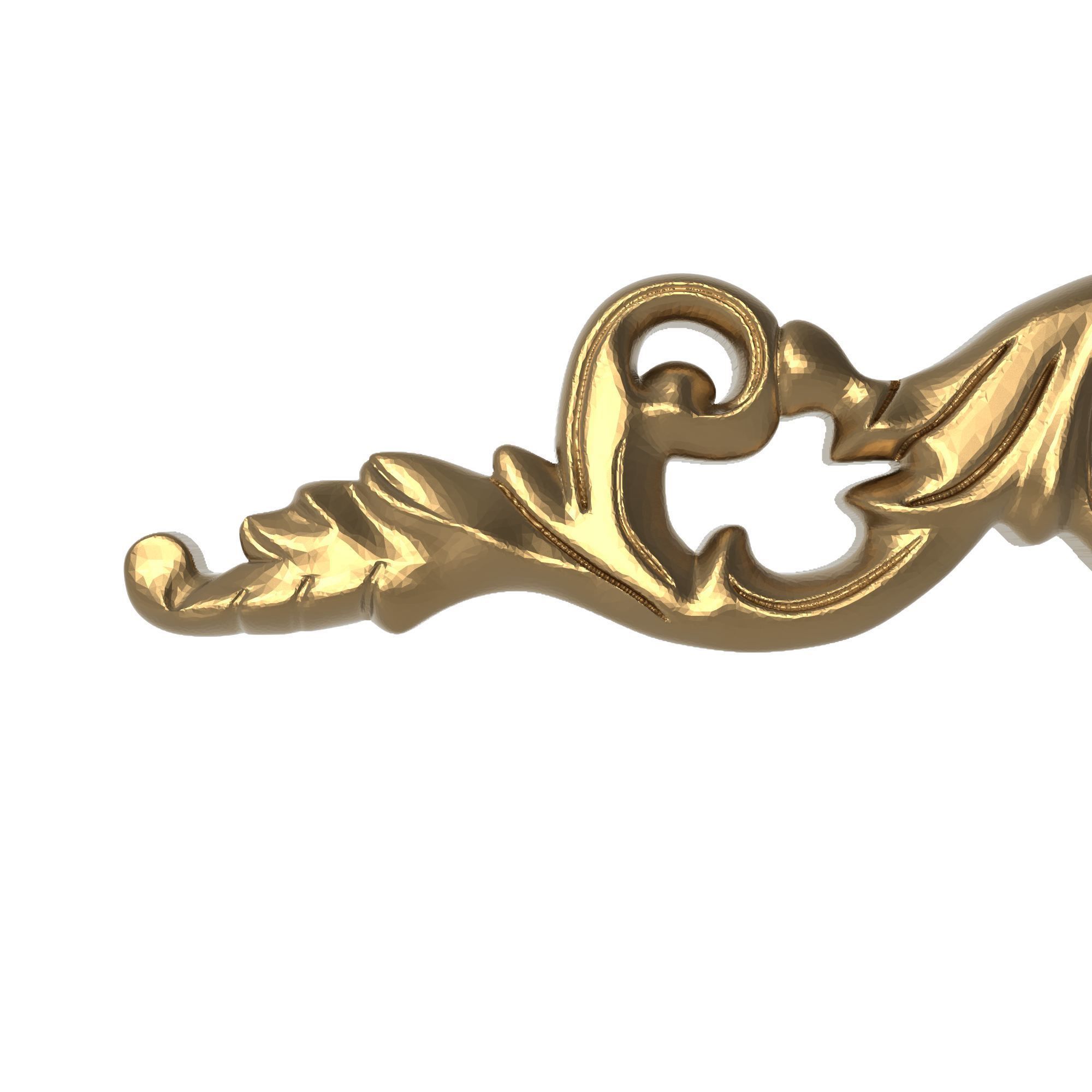 decorative pattern ready for 3D printing 3D model_1