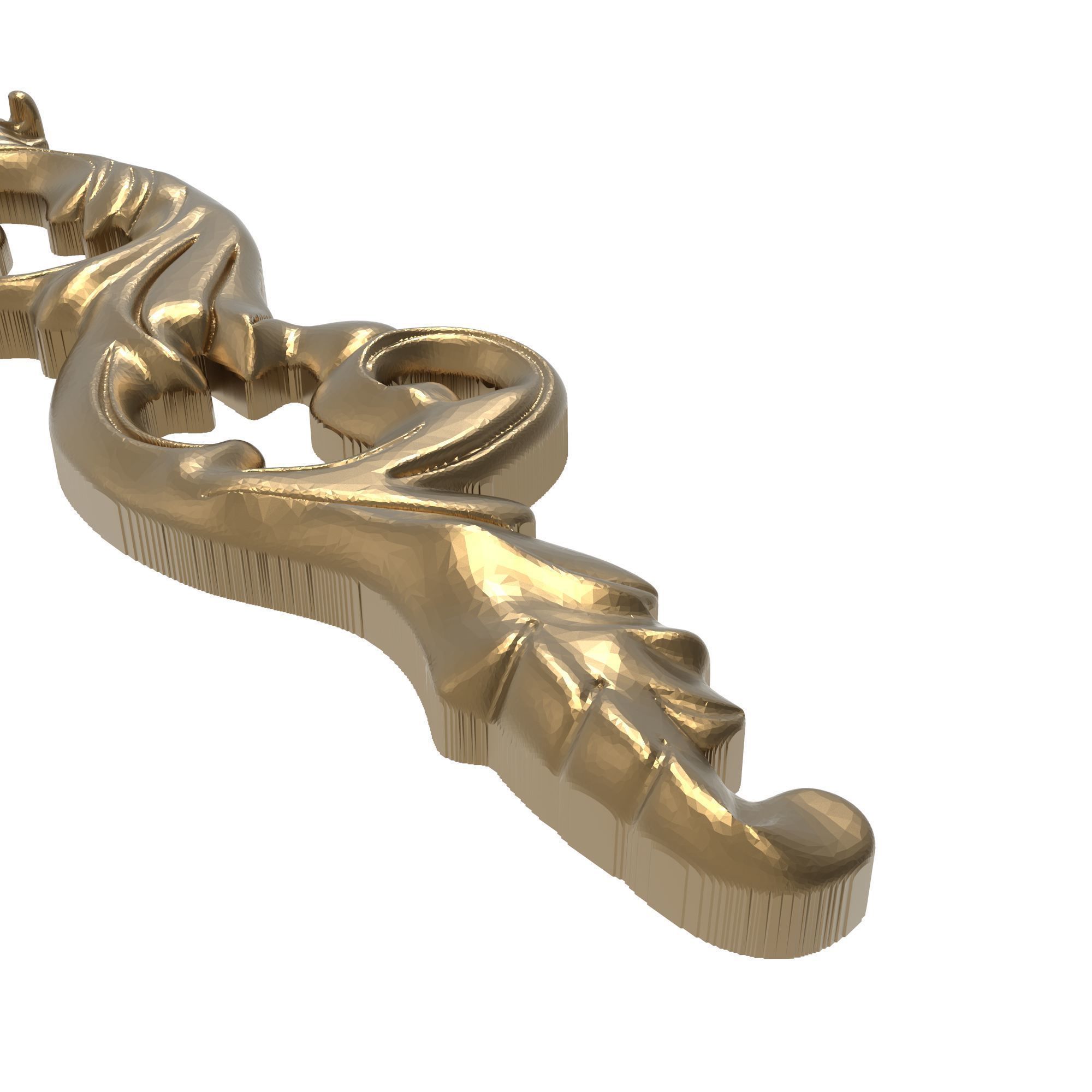 decorative pattern ready for 3D printing 3D model_3