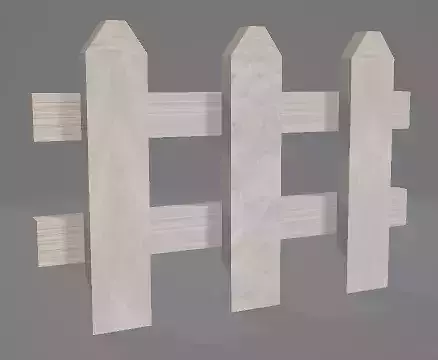 White Wooden Fence