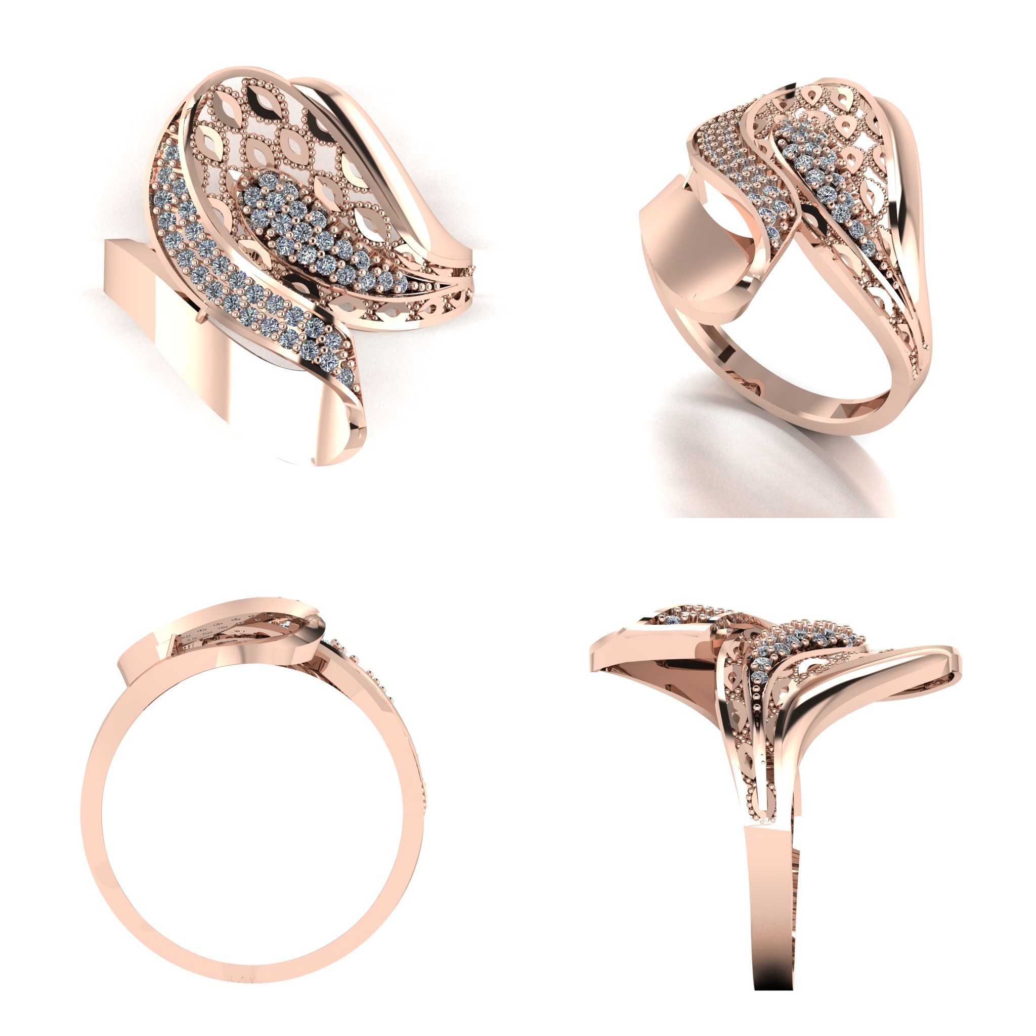 a Profishnal and Modern Beautiful Ring 3D print model_10