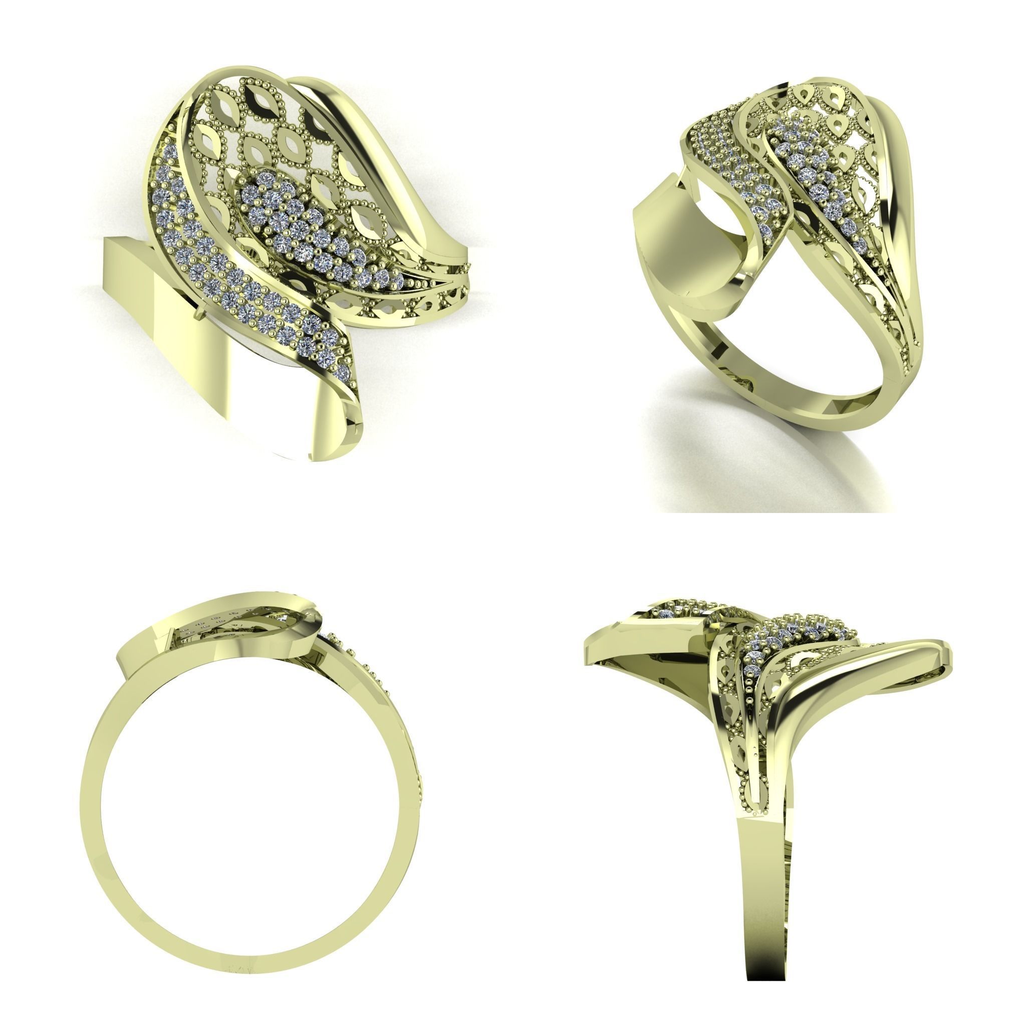 a Profishnal and Modern Beautiful Ring 3D print model_15