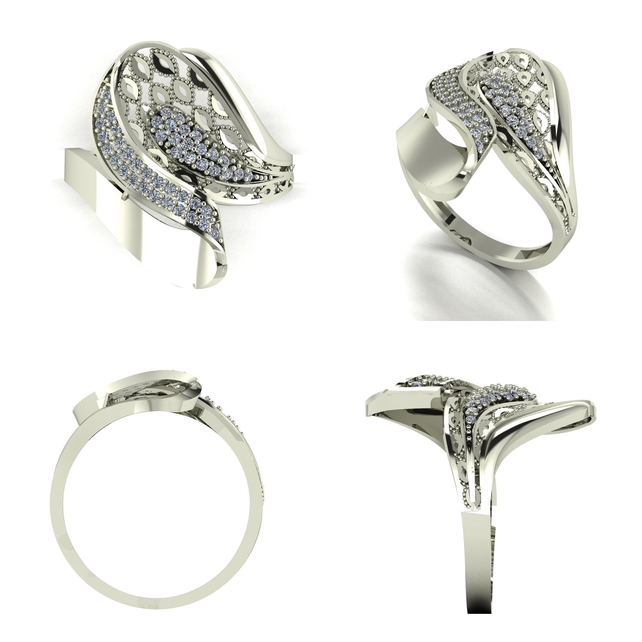 a Profishnal and Modern Beautiful Ring 3D print model_5