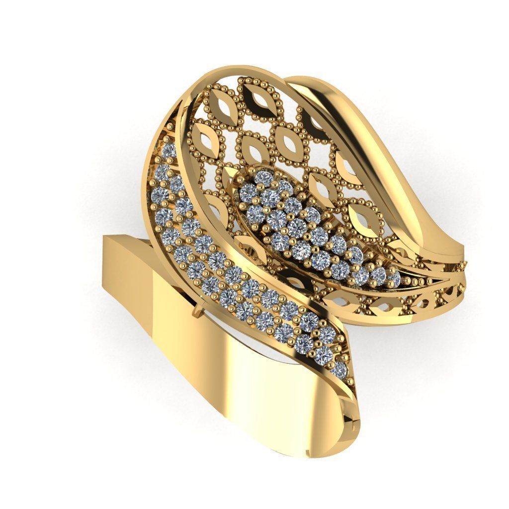 a Profishnal and Modern Beautiful Ring 3D print model_2