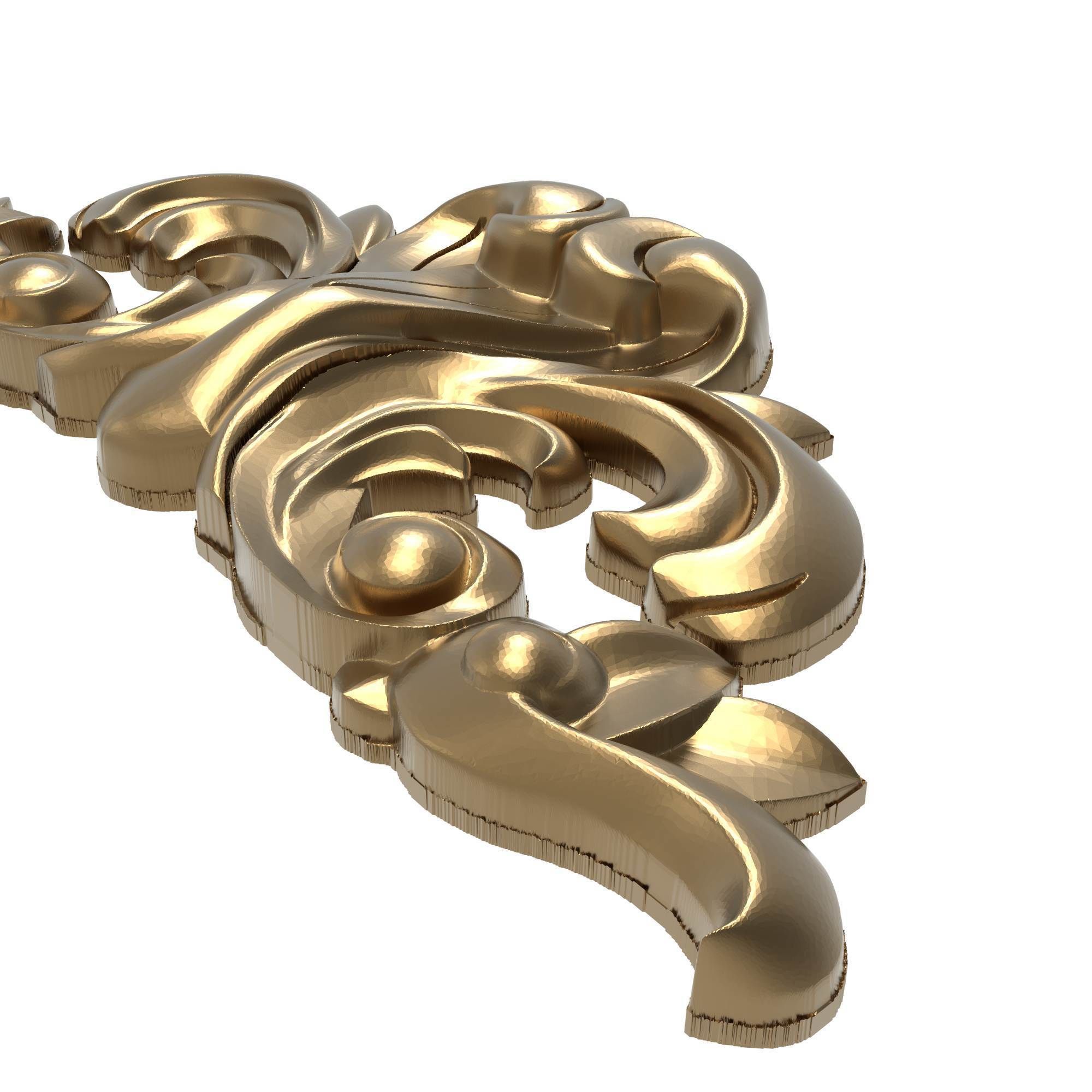 decorative pattern ready for 3D printing 3D model_4