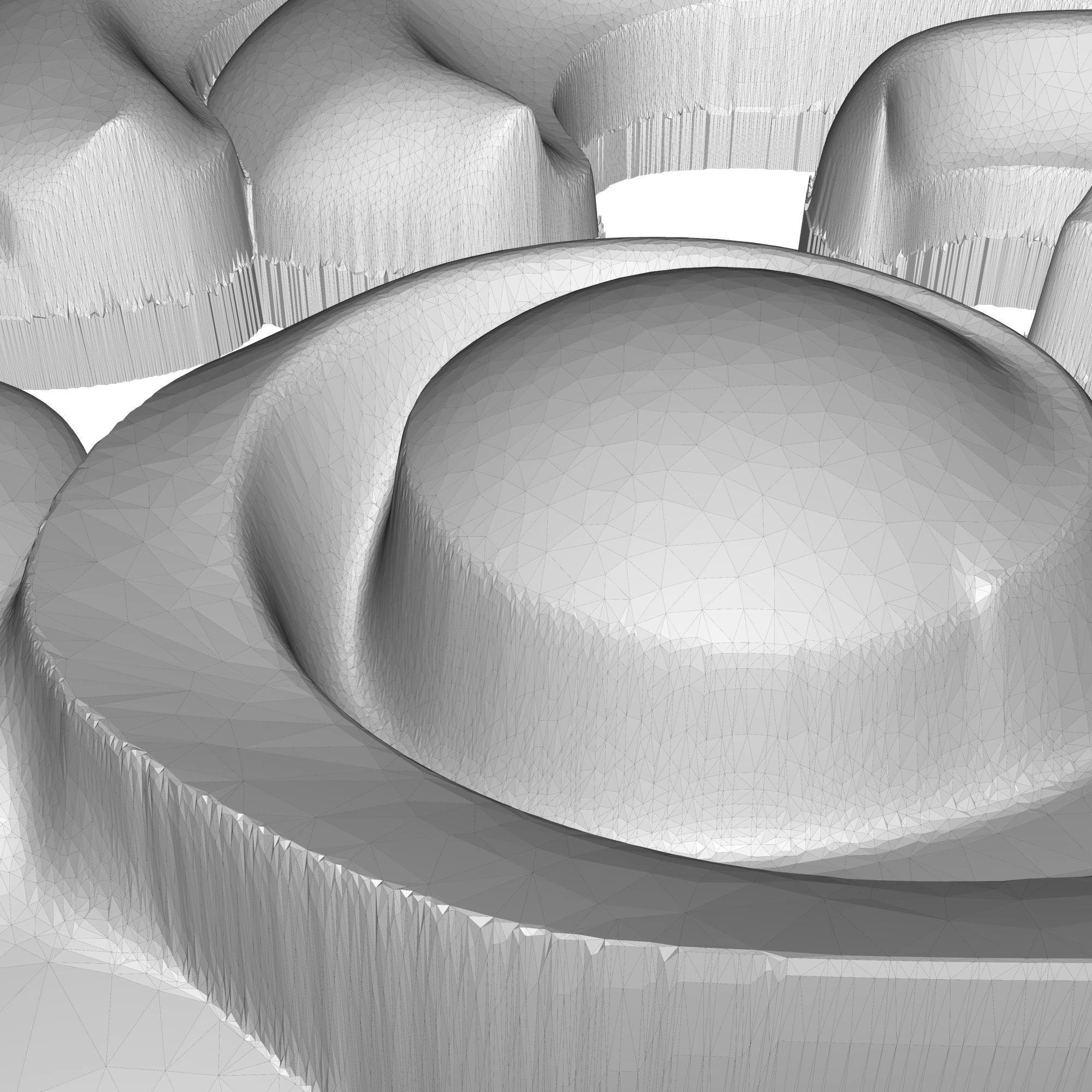 decorative pattern ready for 3D printing 3D model_6