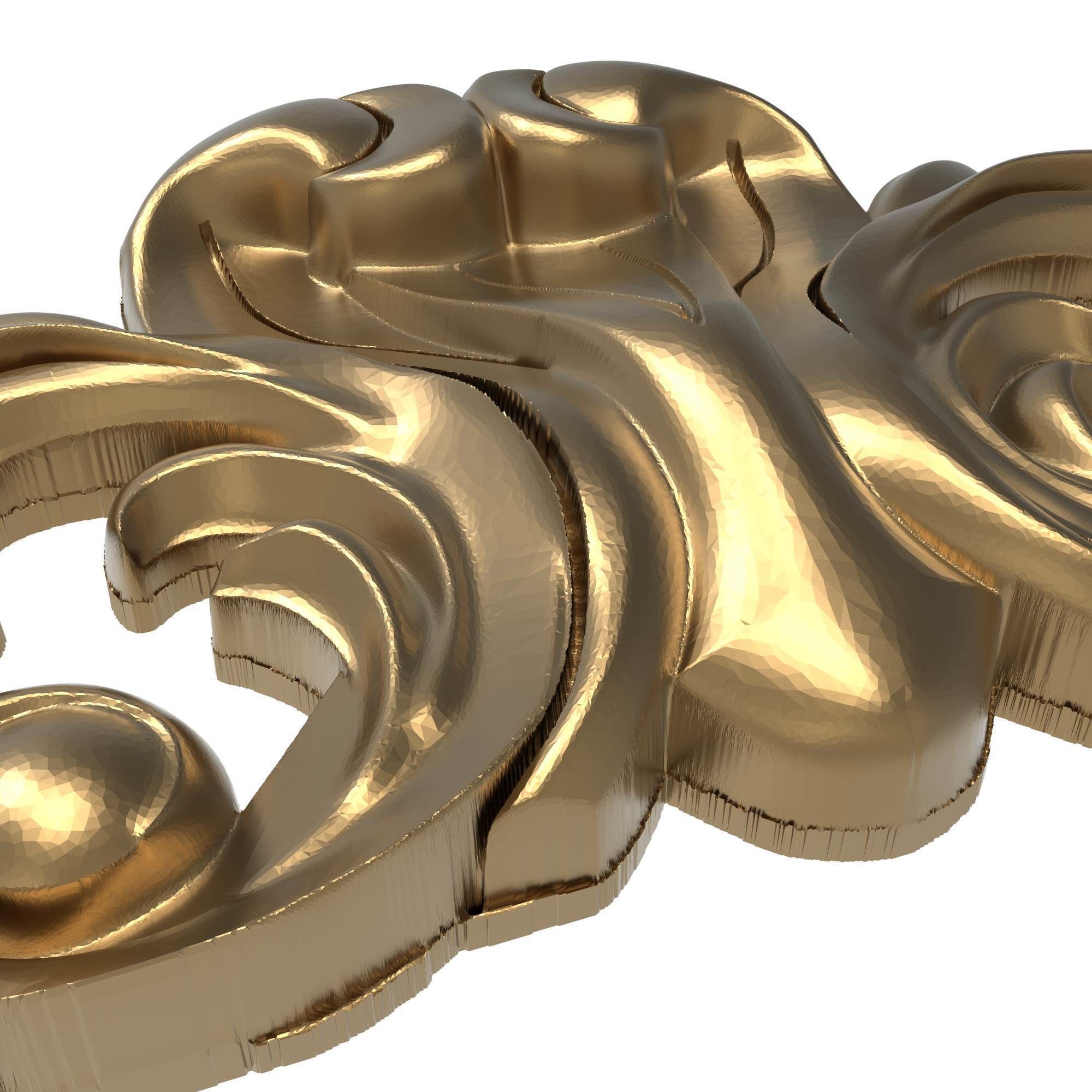 decorative pattern ready for 3D printing 3D model_3