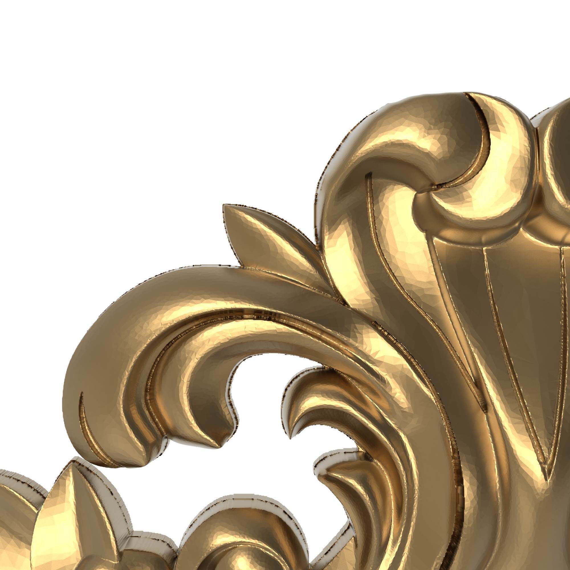 decorative pattern ready for 3D printing 3D model_1