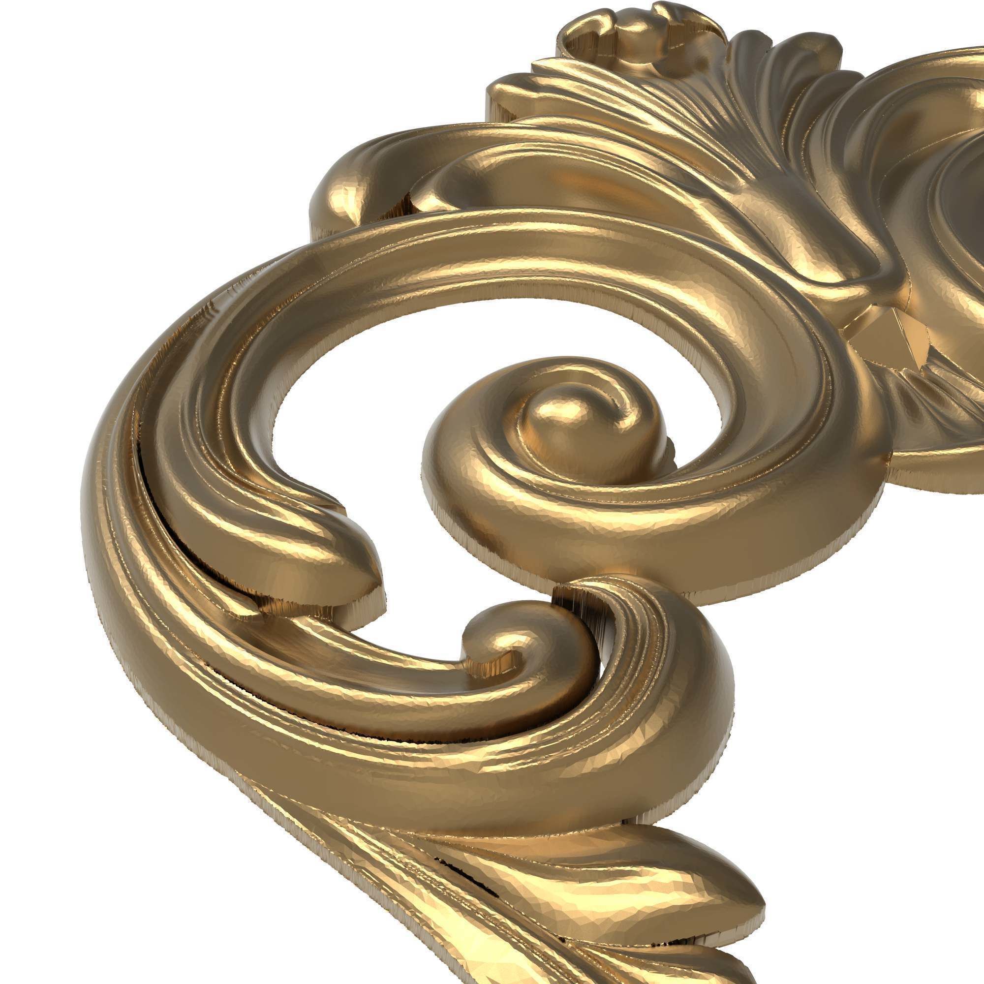 decorative pattern ready for 3D printing 3D model_4