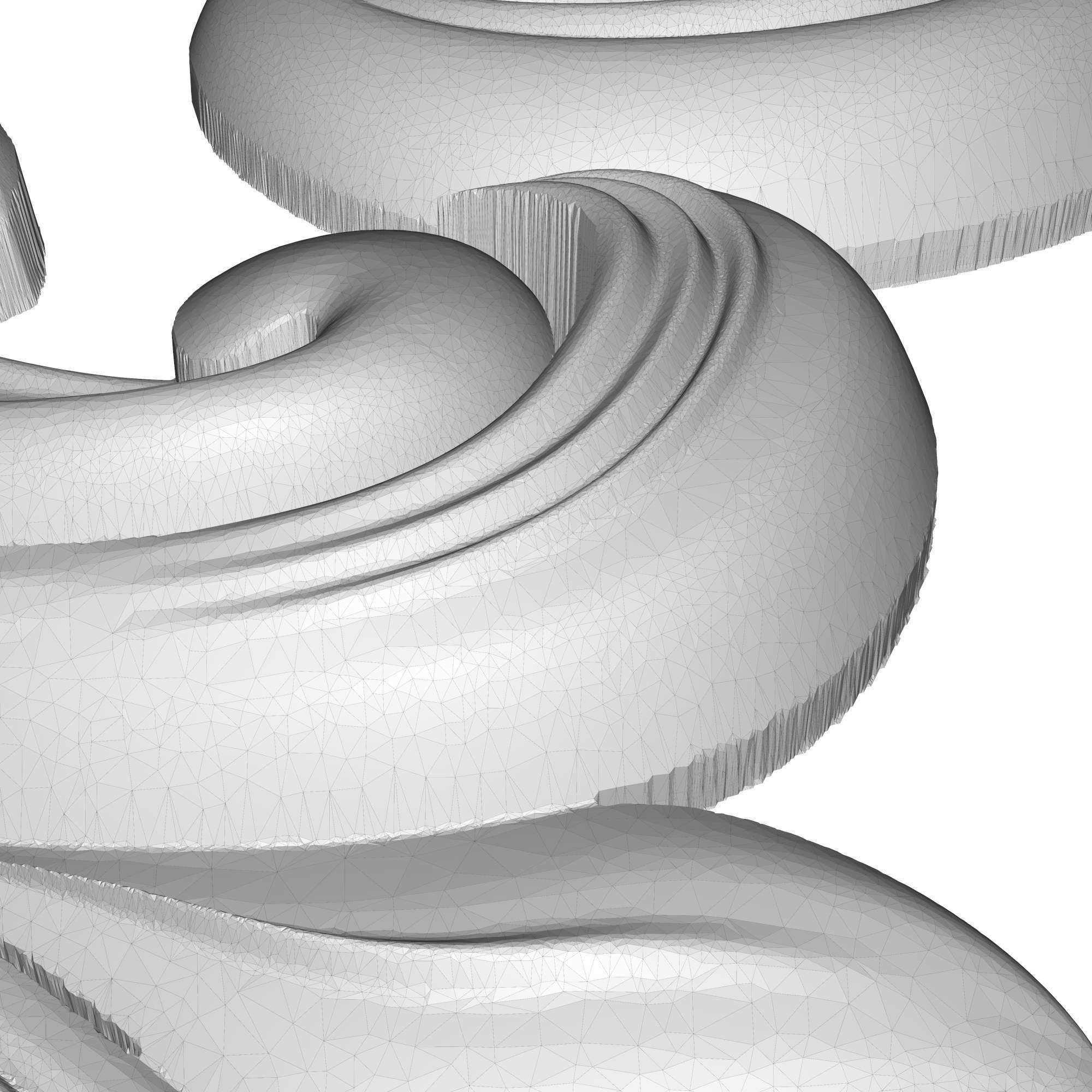 decorative pattern ready for 3D printing 3D model_5