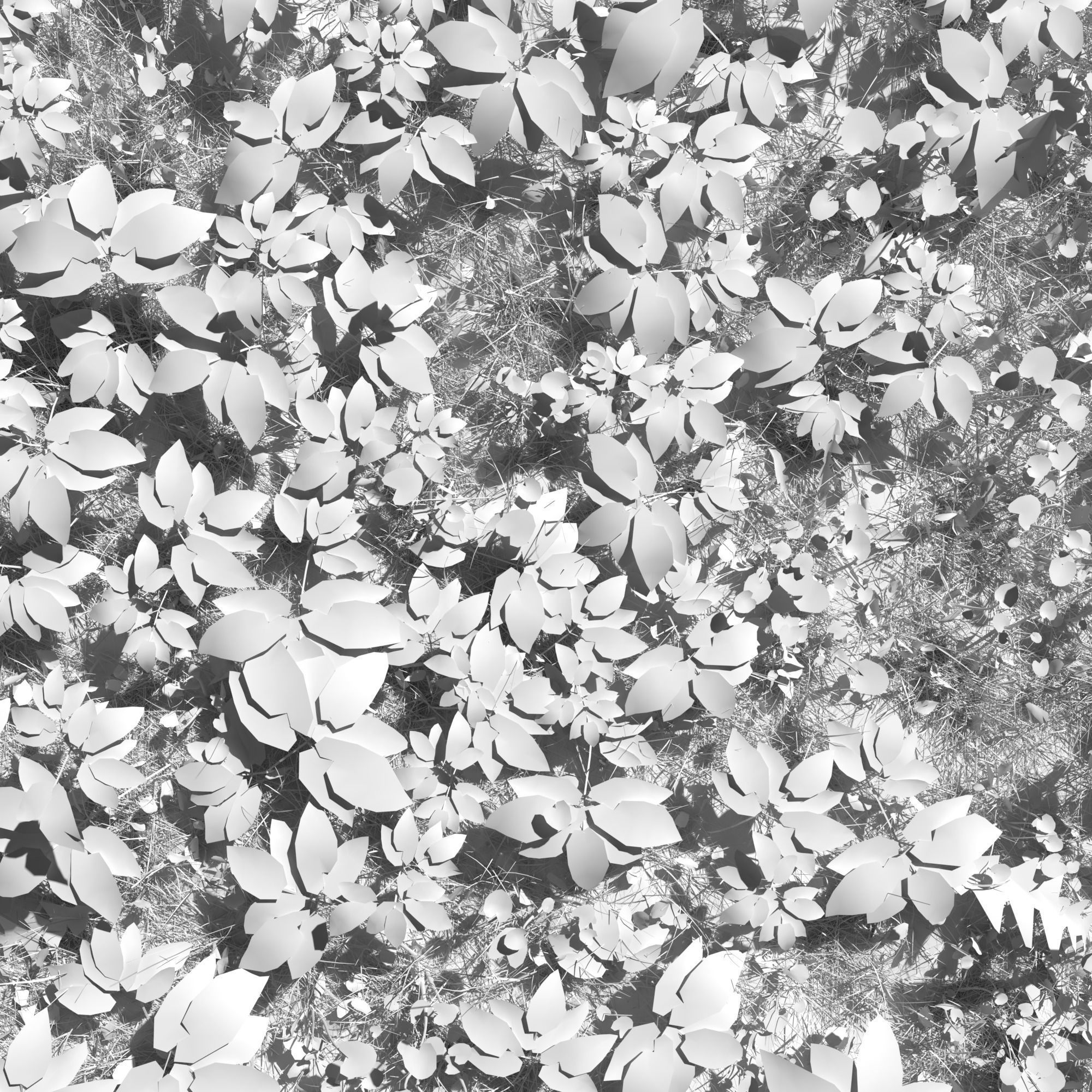 Meadow Patch Ashweed Dense and Free Gift 3D model_6