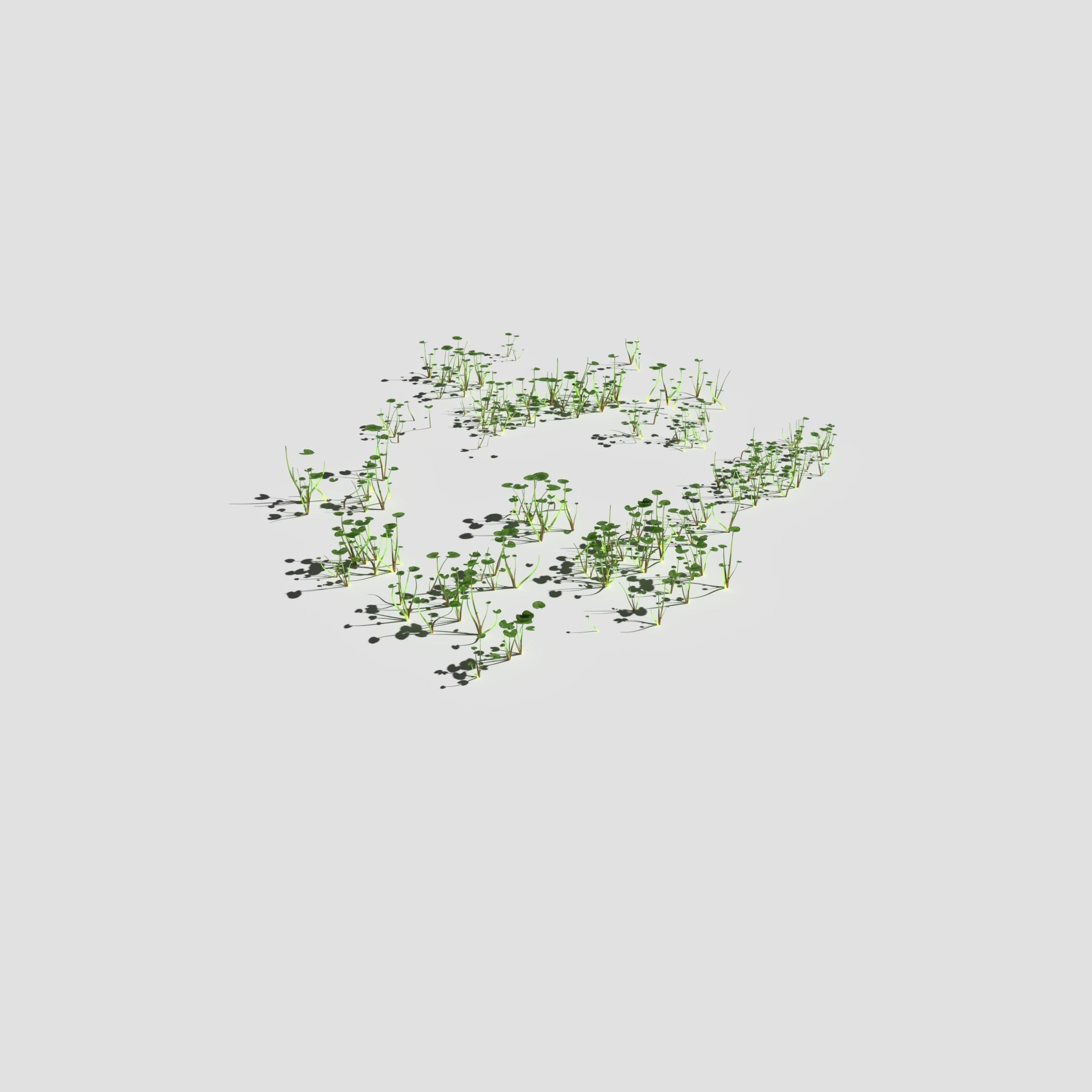 Meadow Patch Ashweed Dense and Free Gift 3D model_17