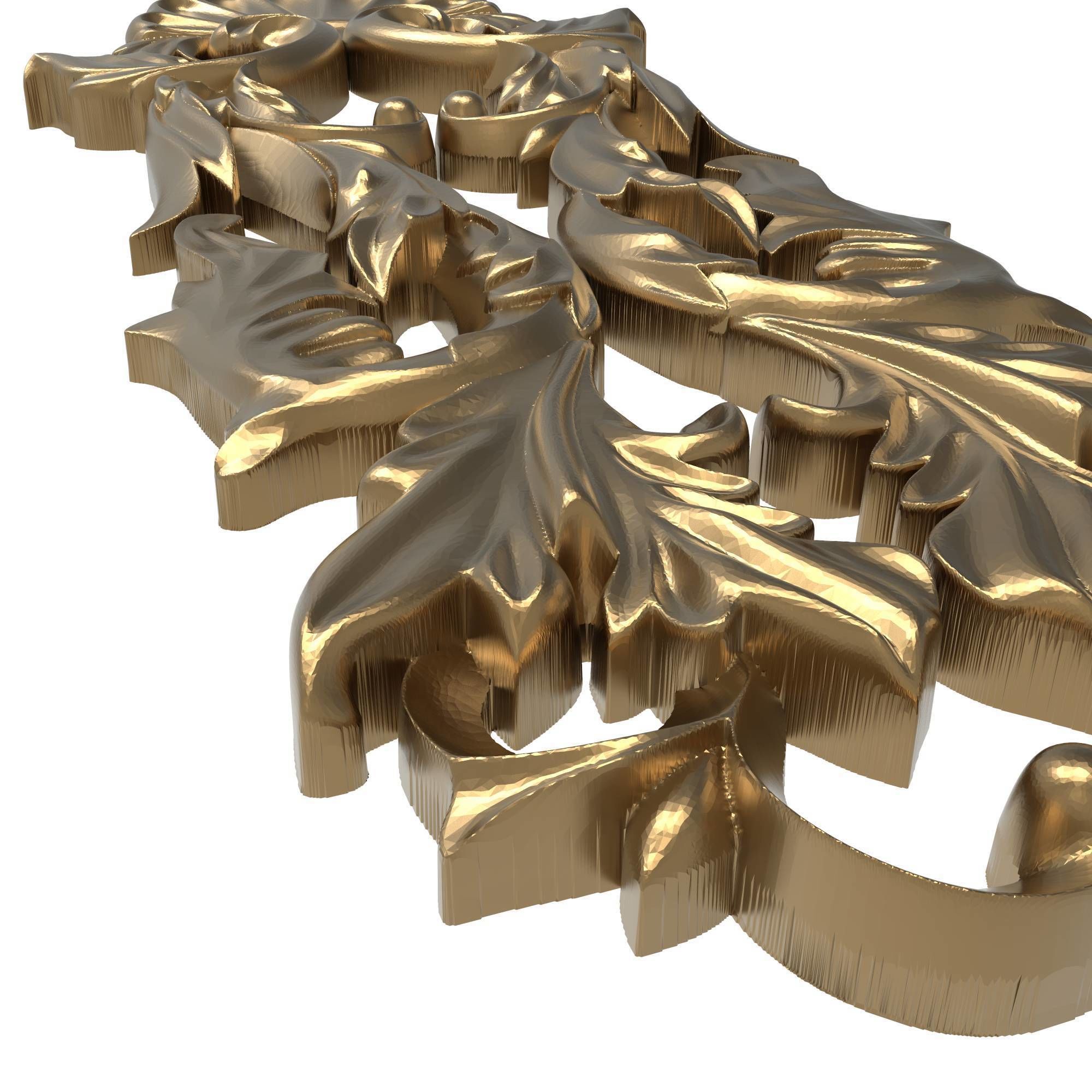 decorative pattern ready for 3D printing 3D model_4