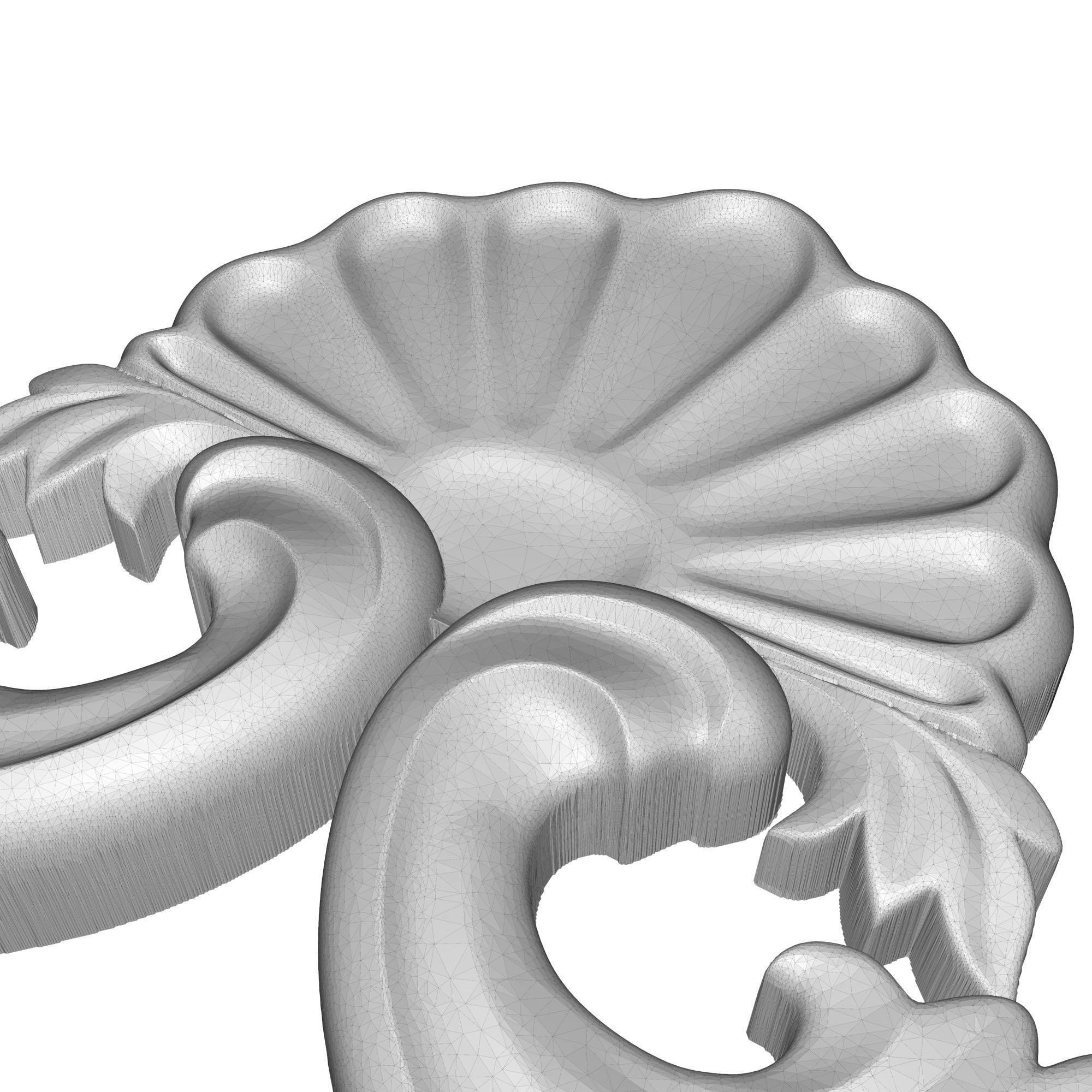 decorative pattern ready for 3D printing 3D model_7