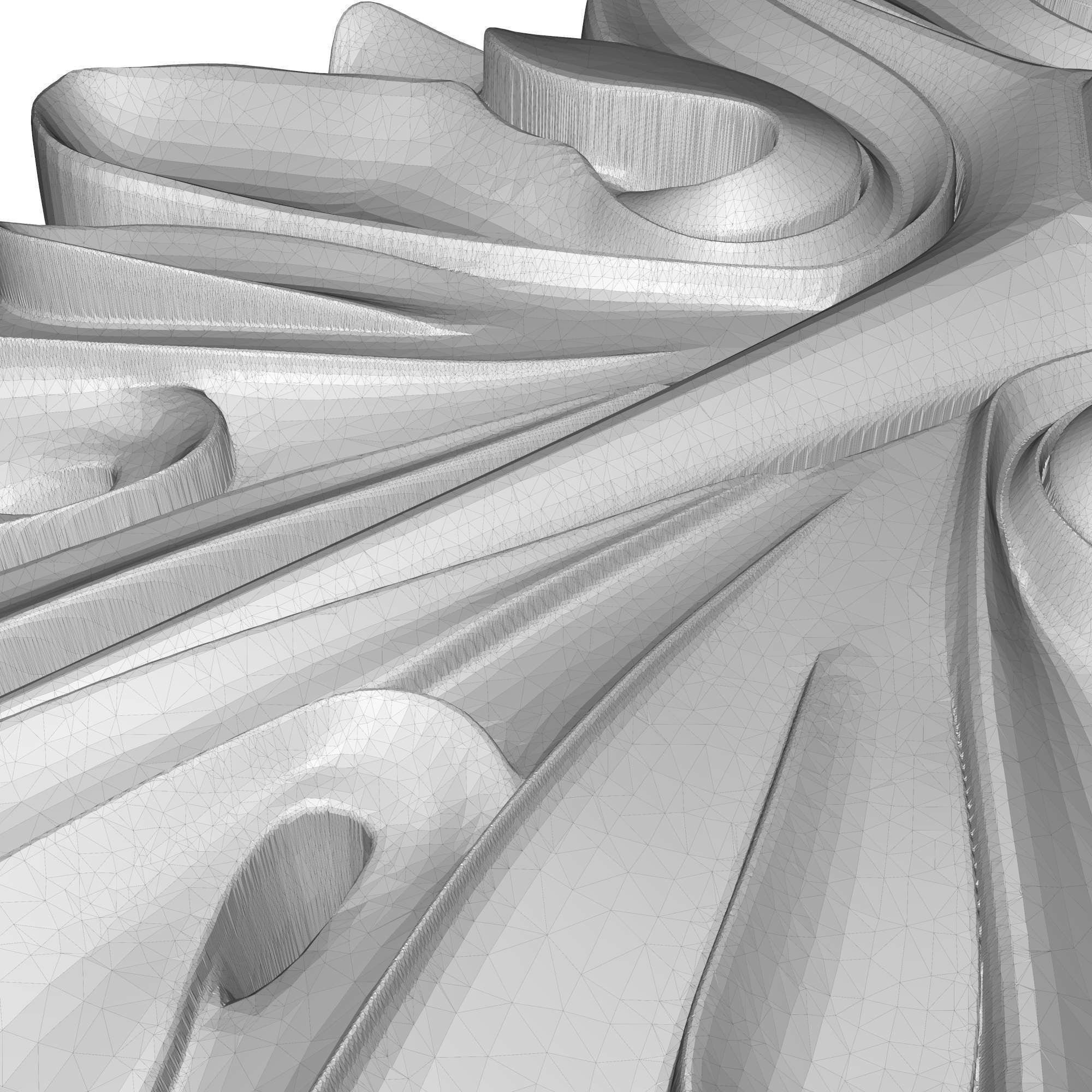 decorative pattern ready for 3D printing 3D model_6