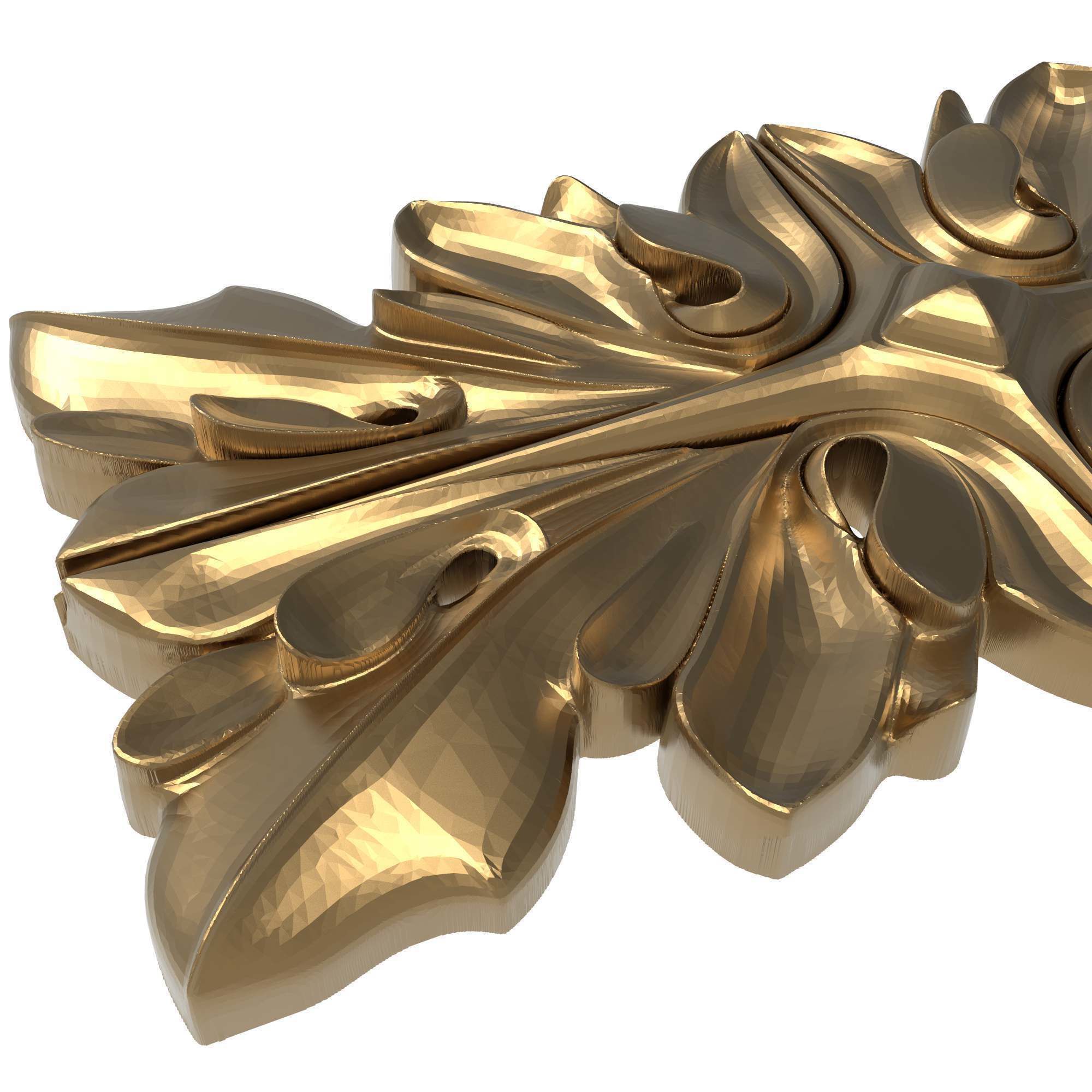 decorative pattern ready for 3D printing 3D model_2