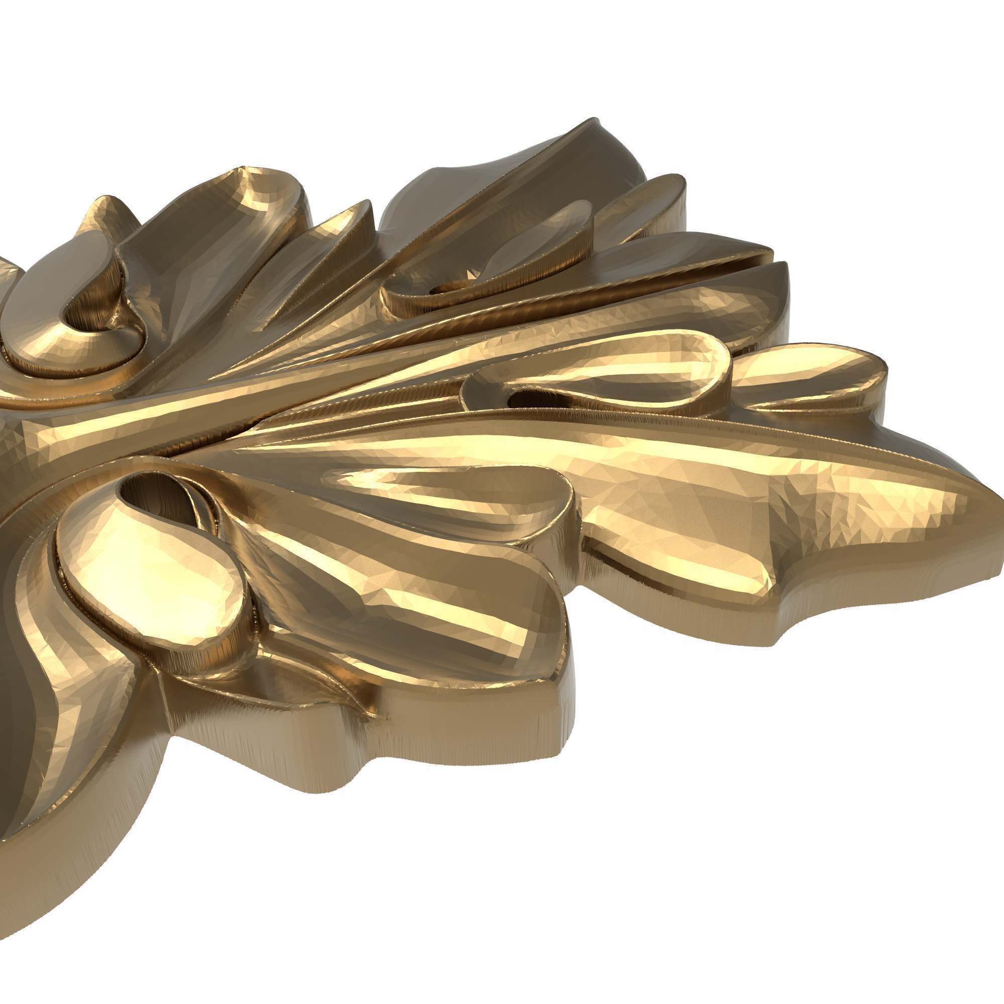 decorative pattern ready for 3D printing 3D model_3