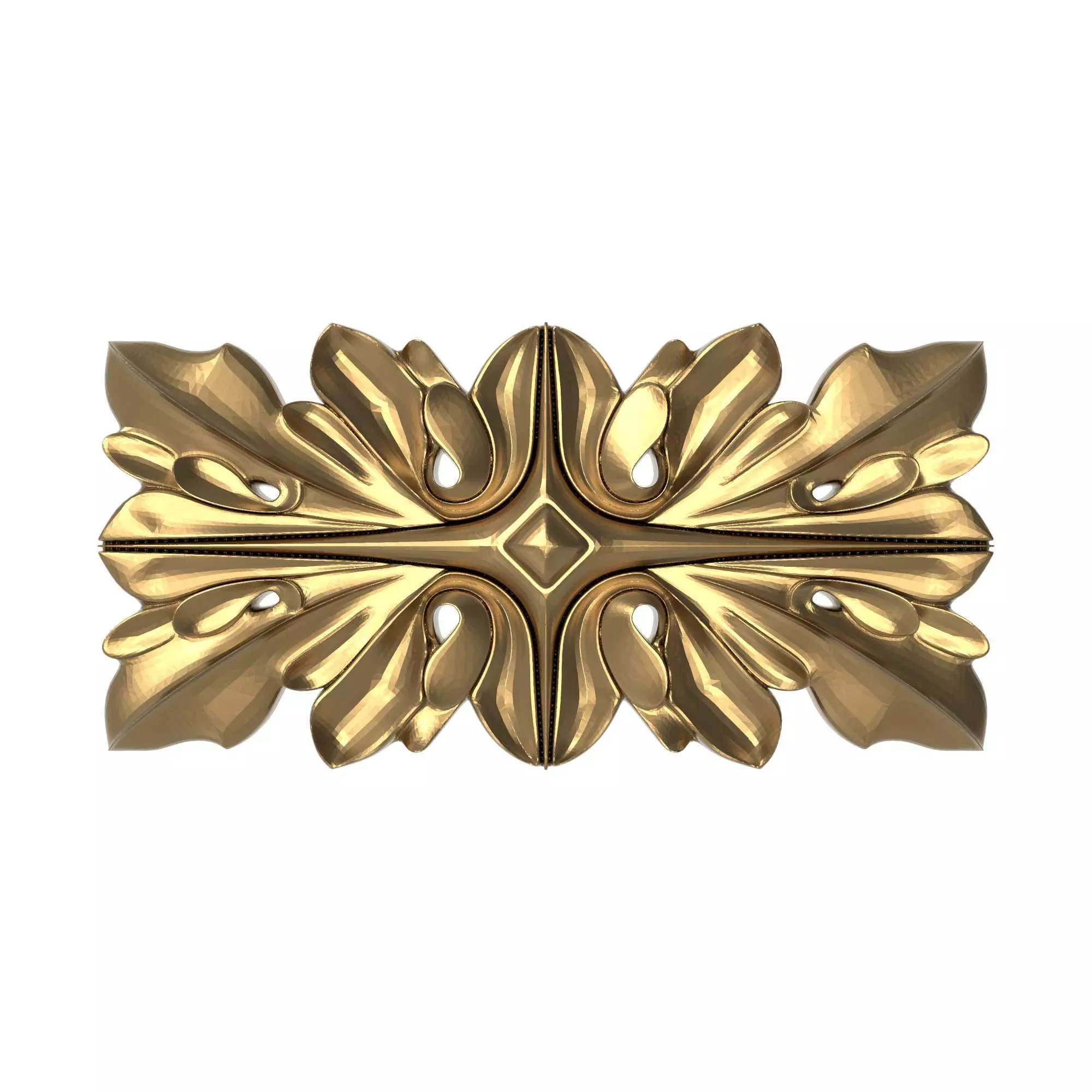 decorative pattern ready for 3D printing 3D model_0