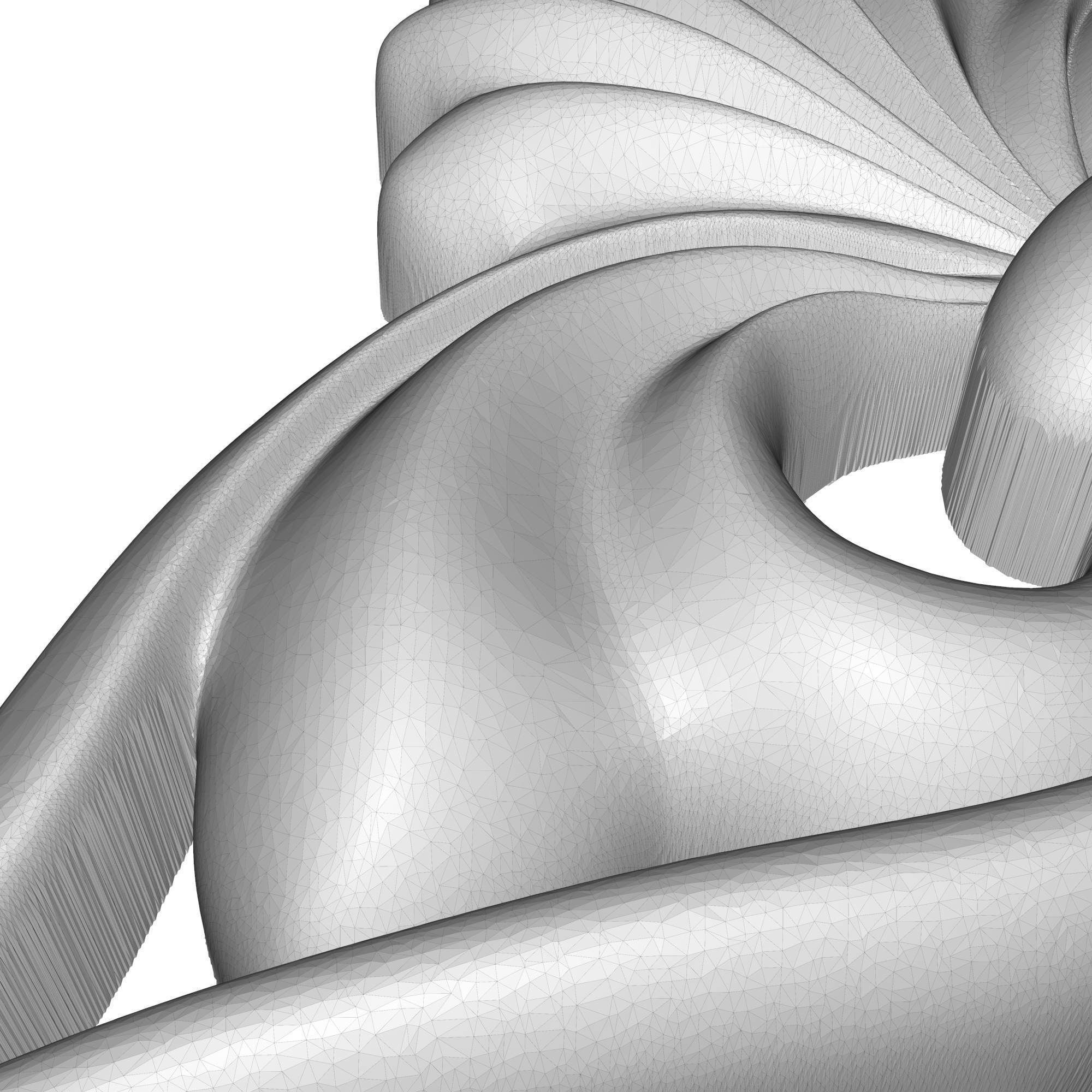 decorative pattern ready for 3D printing 3D model_7