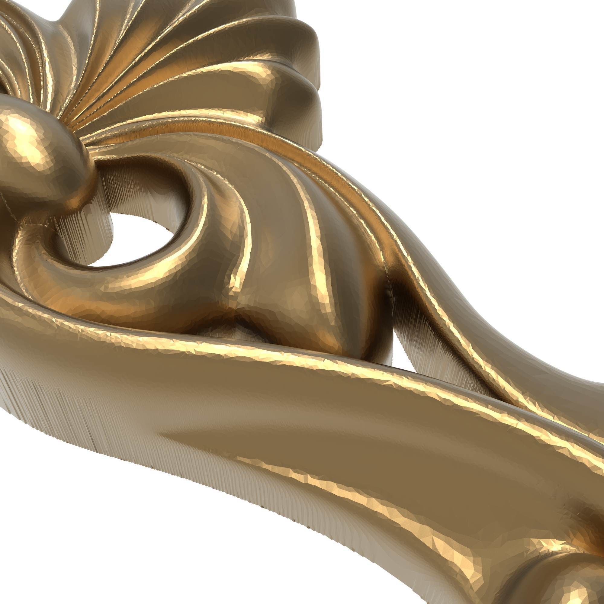 decorative pattern ready for 3D printing 3D model_3