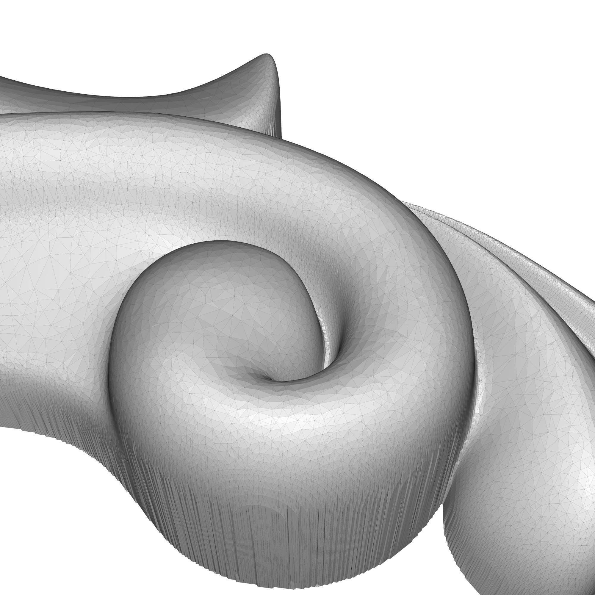 decorative pattern ready for 3D printing 3D model_8