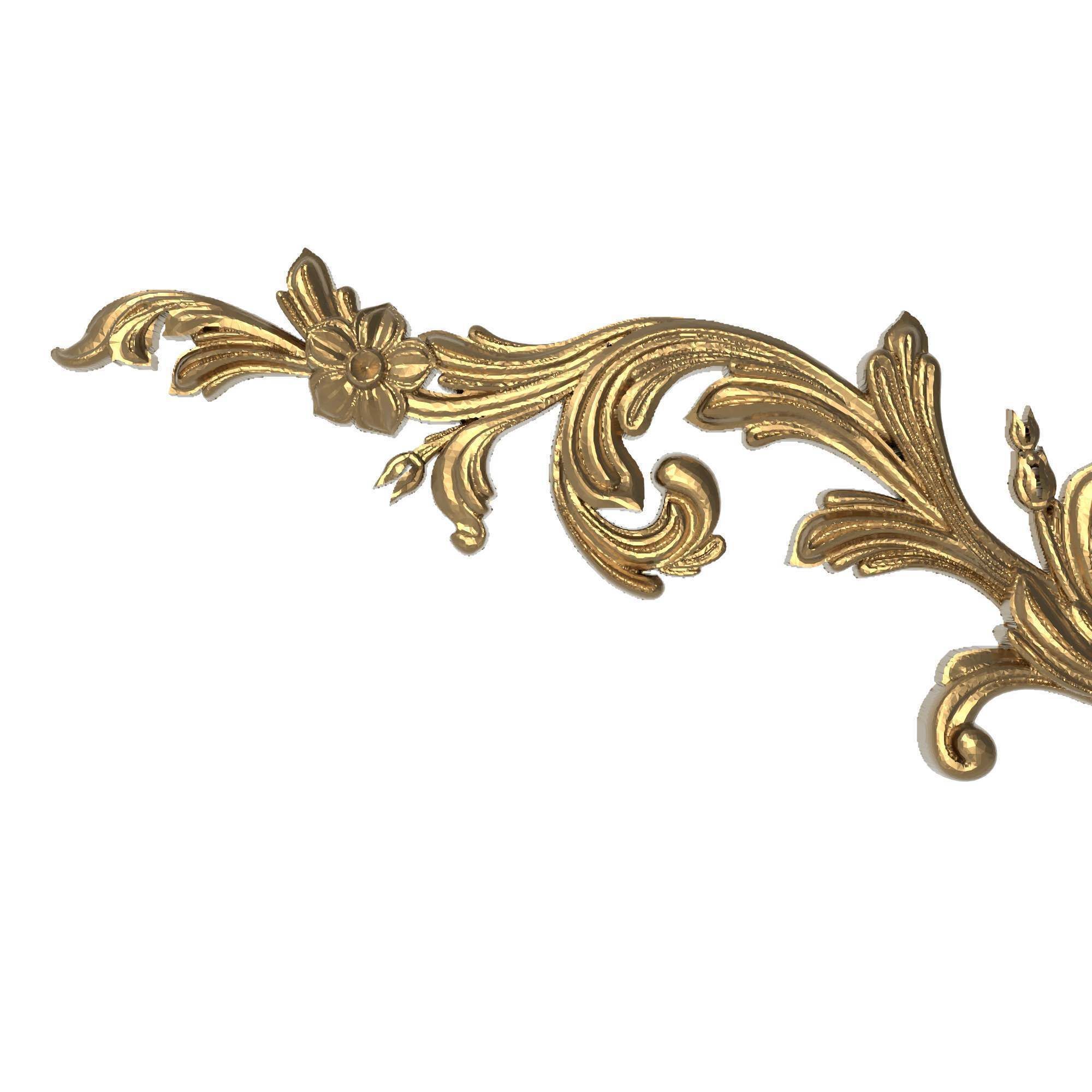 decorative pattern ready for 3D printing 3D model_2