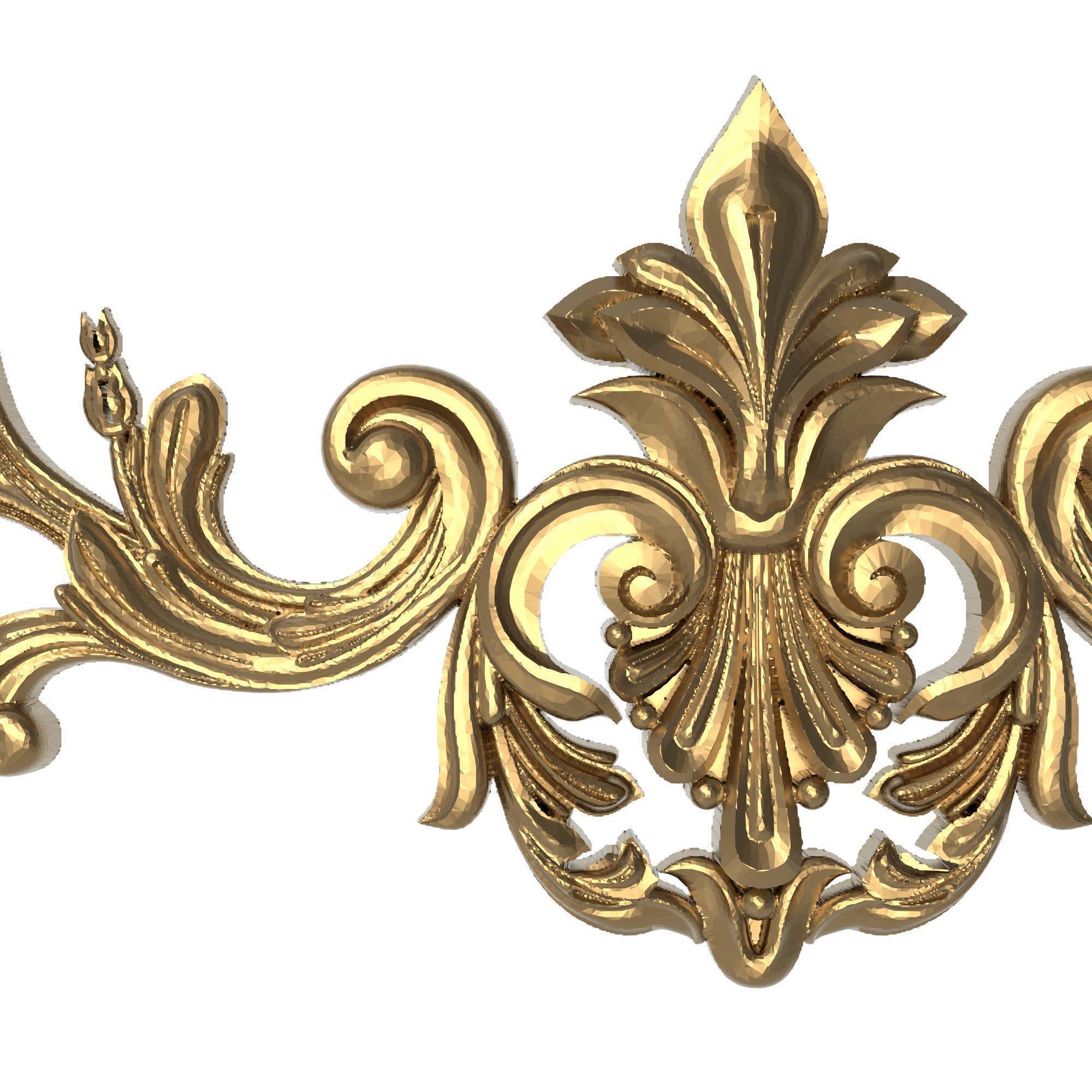 decorative pattern ready for 3D printing 3D model_1