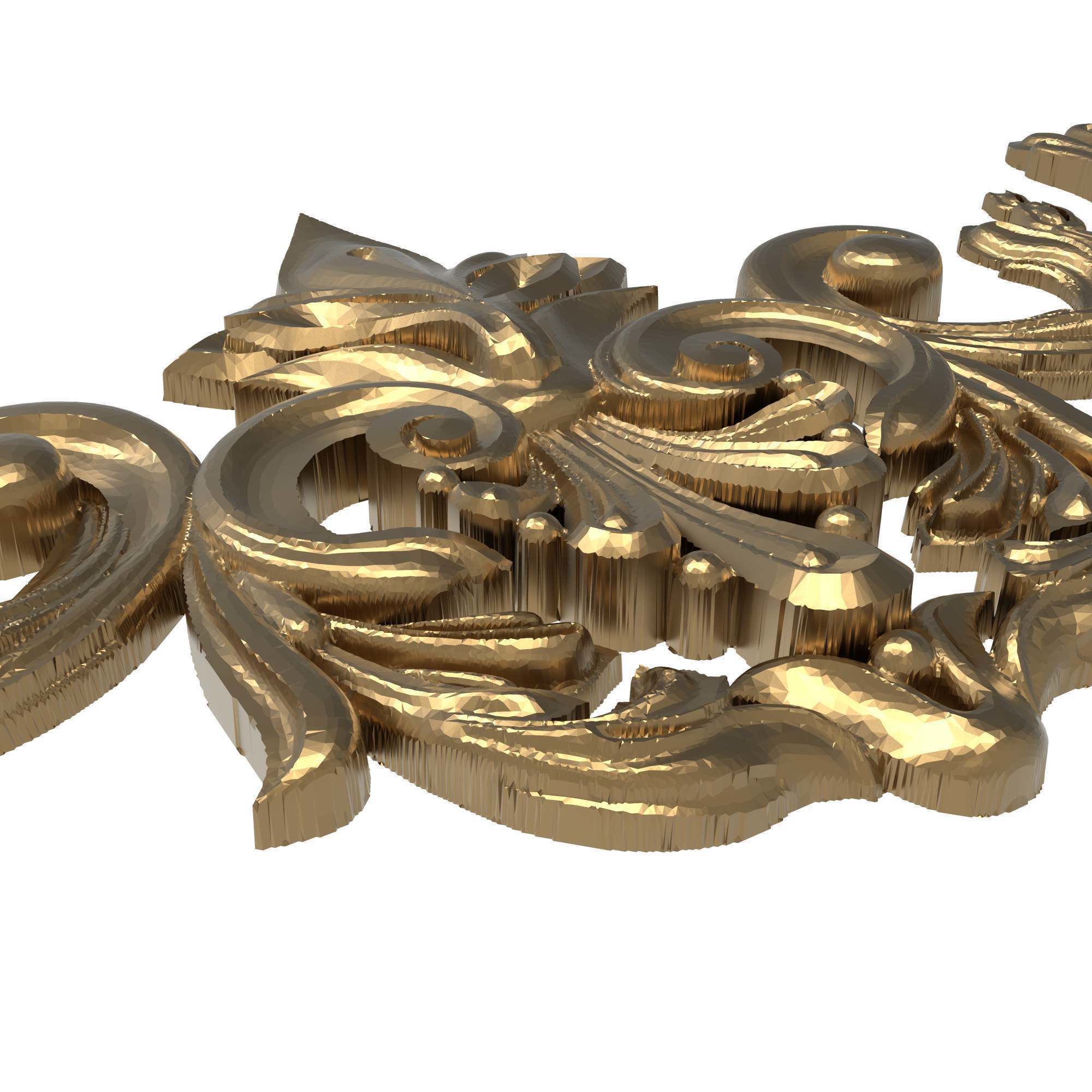 decorative pattern ready for 3D printing 3D model_3