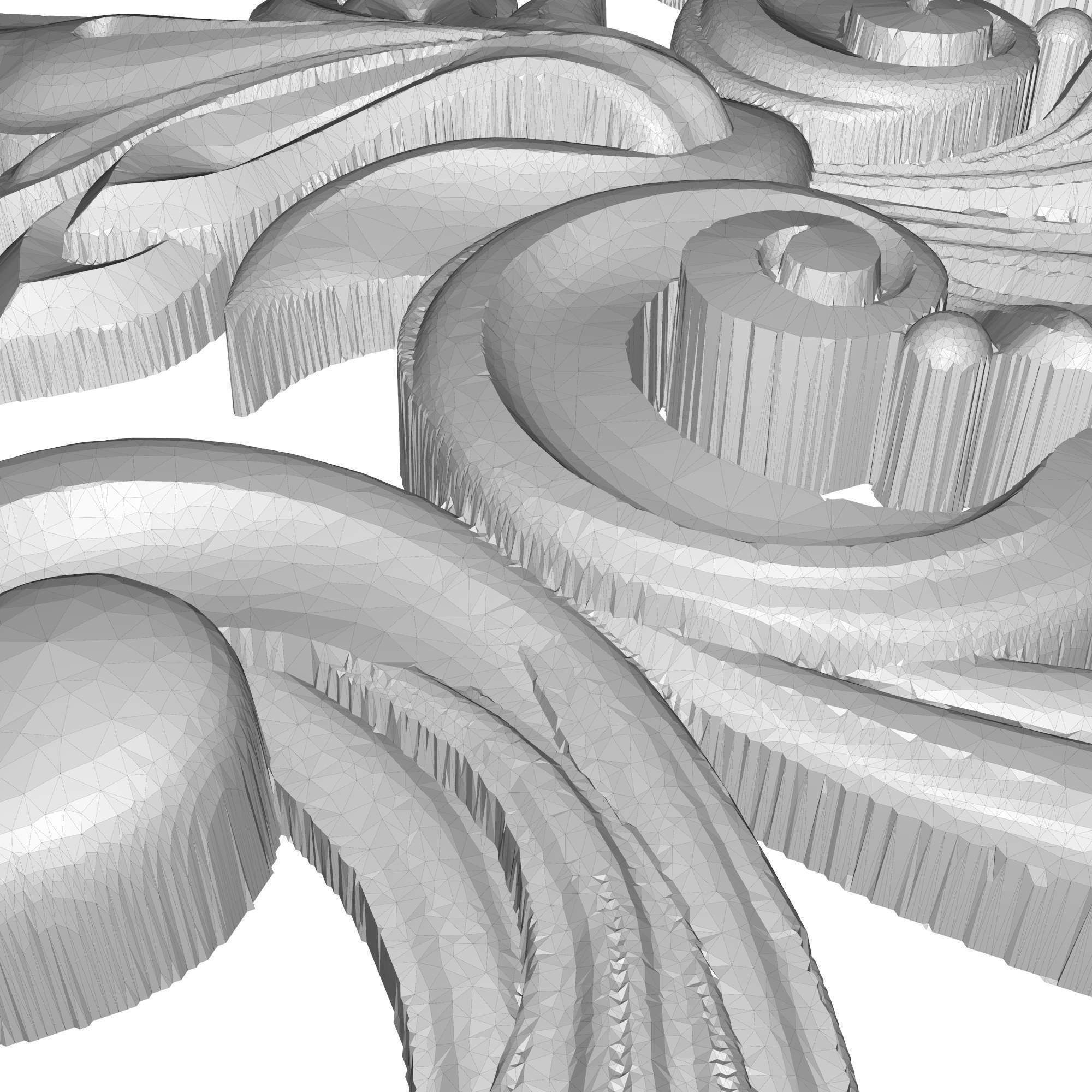 decorative pattern ready for 3D printing 3D model_6