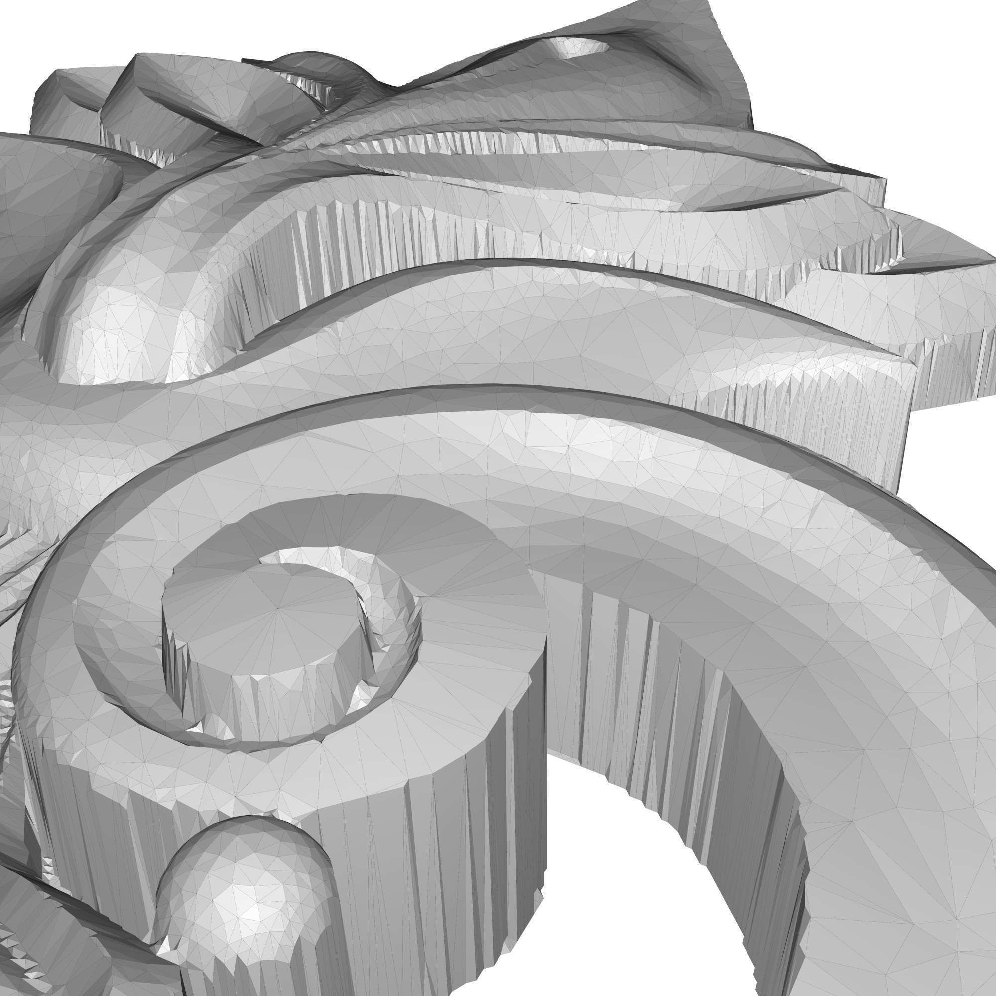 decorative pattern ready for 3D printing 3D model_7