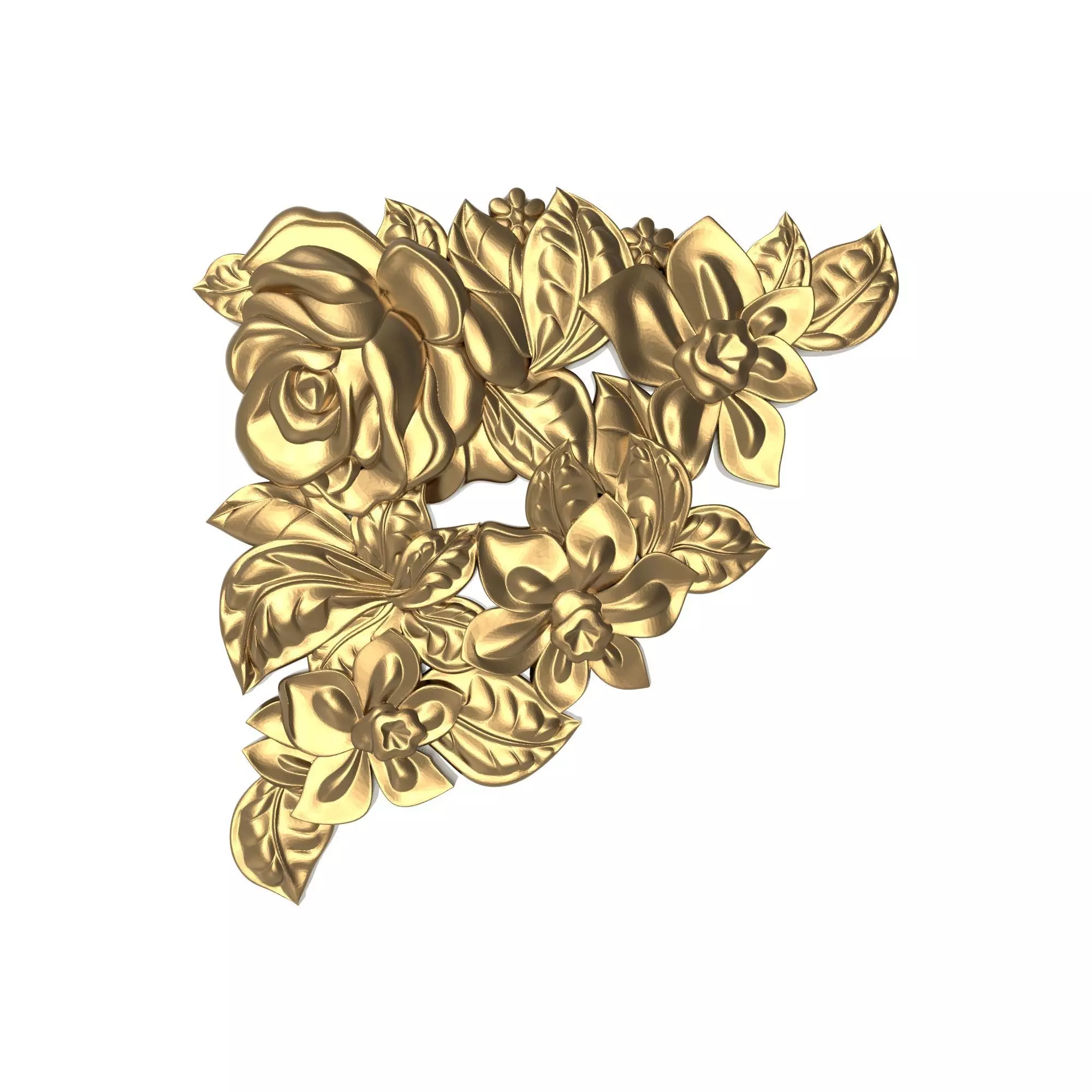 decorative pattern ready for 3D printing 3D model_0