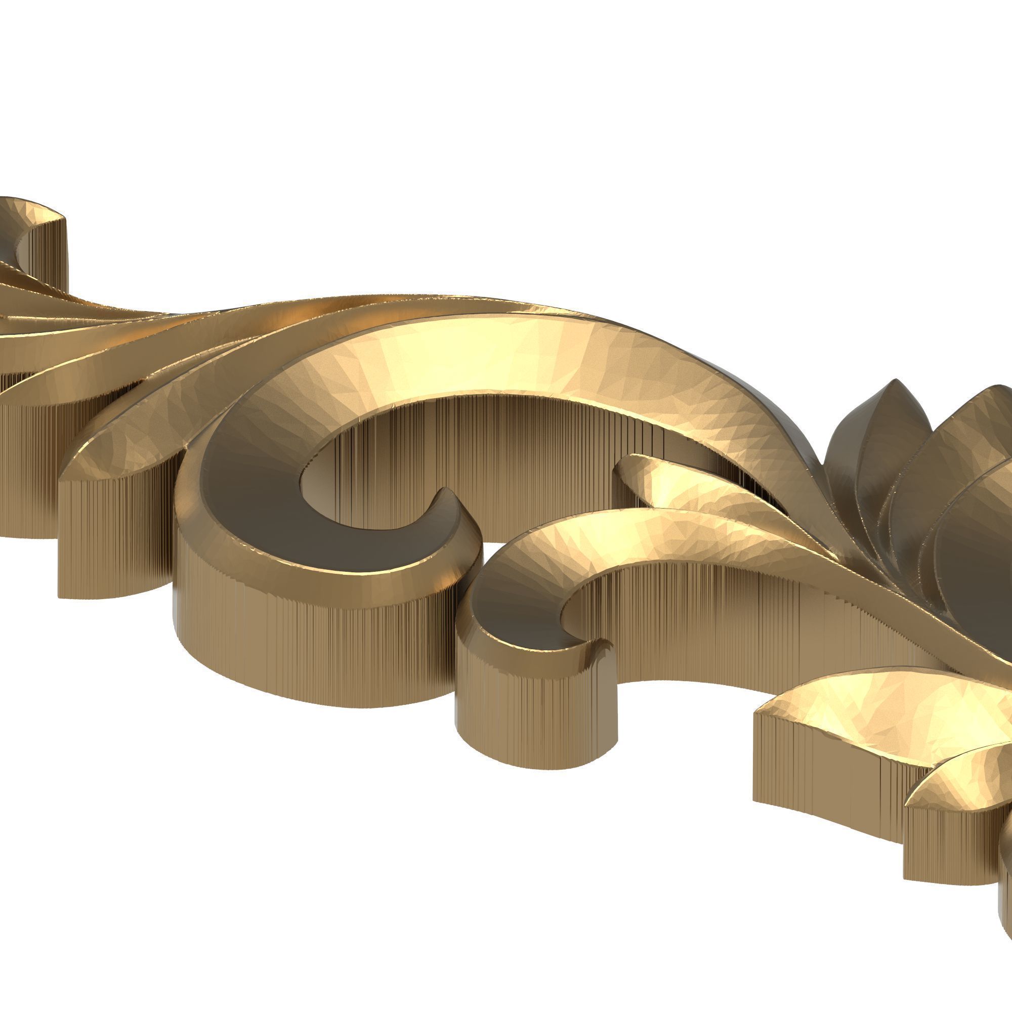 decorative pattern ready for 3D printing 3D model_4