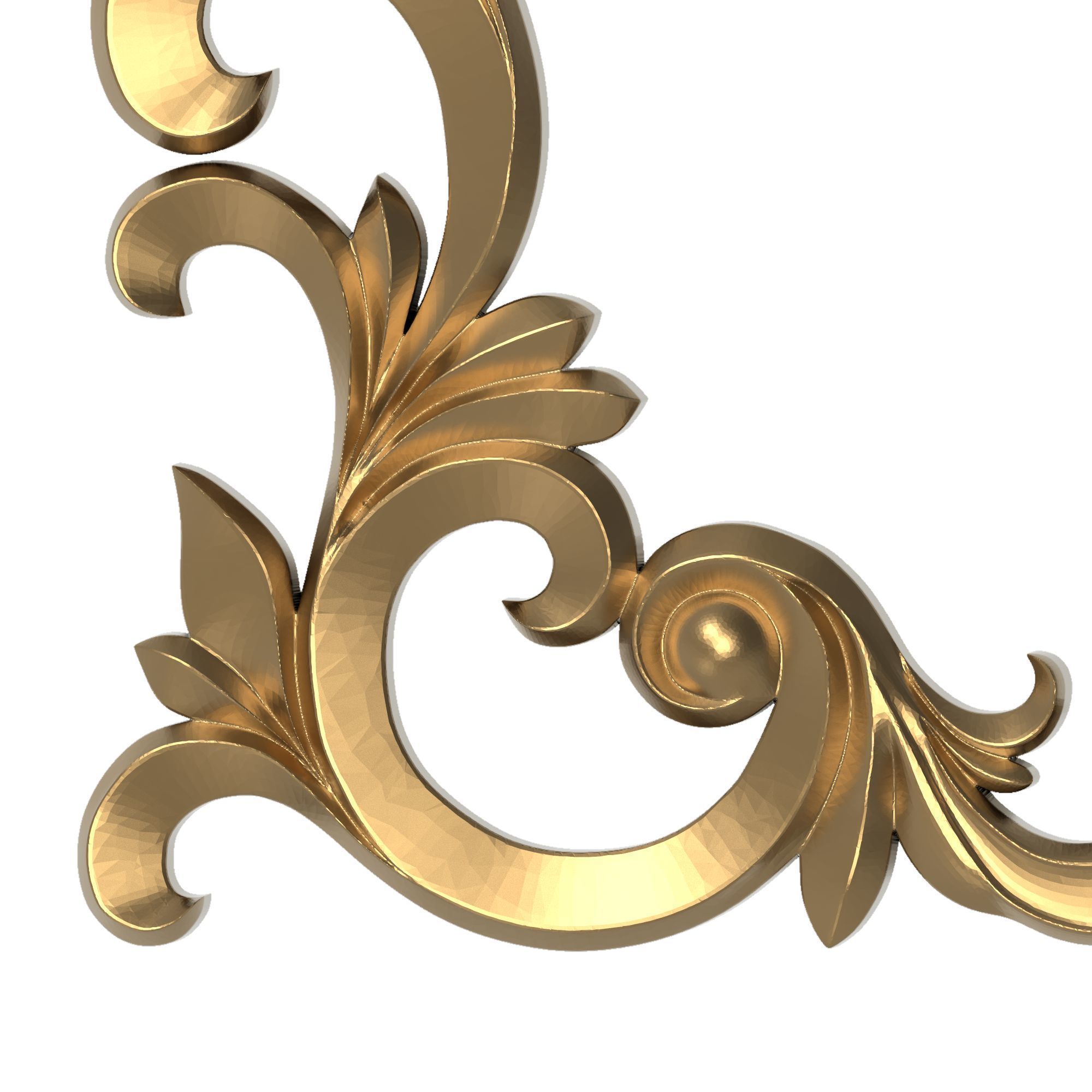 decorative pattern ready for 3D printing 3D model_2