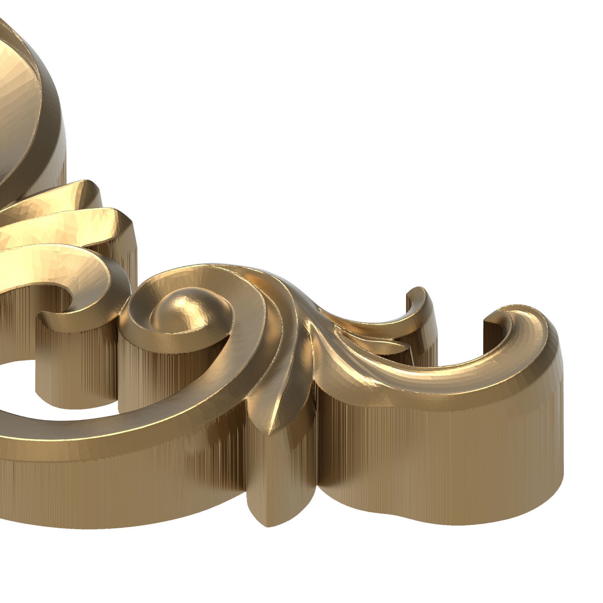 decorative pattern ready for 3D printing 3D model_3