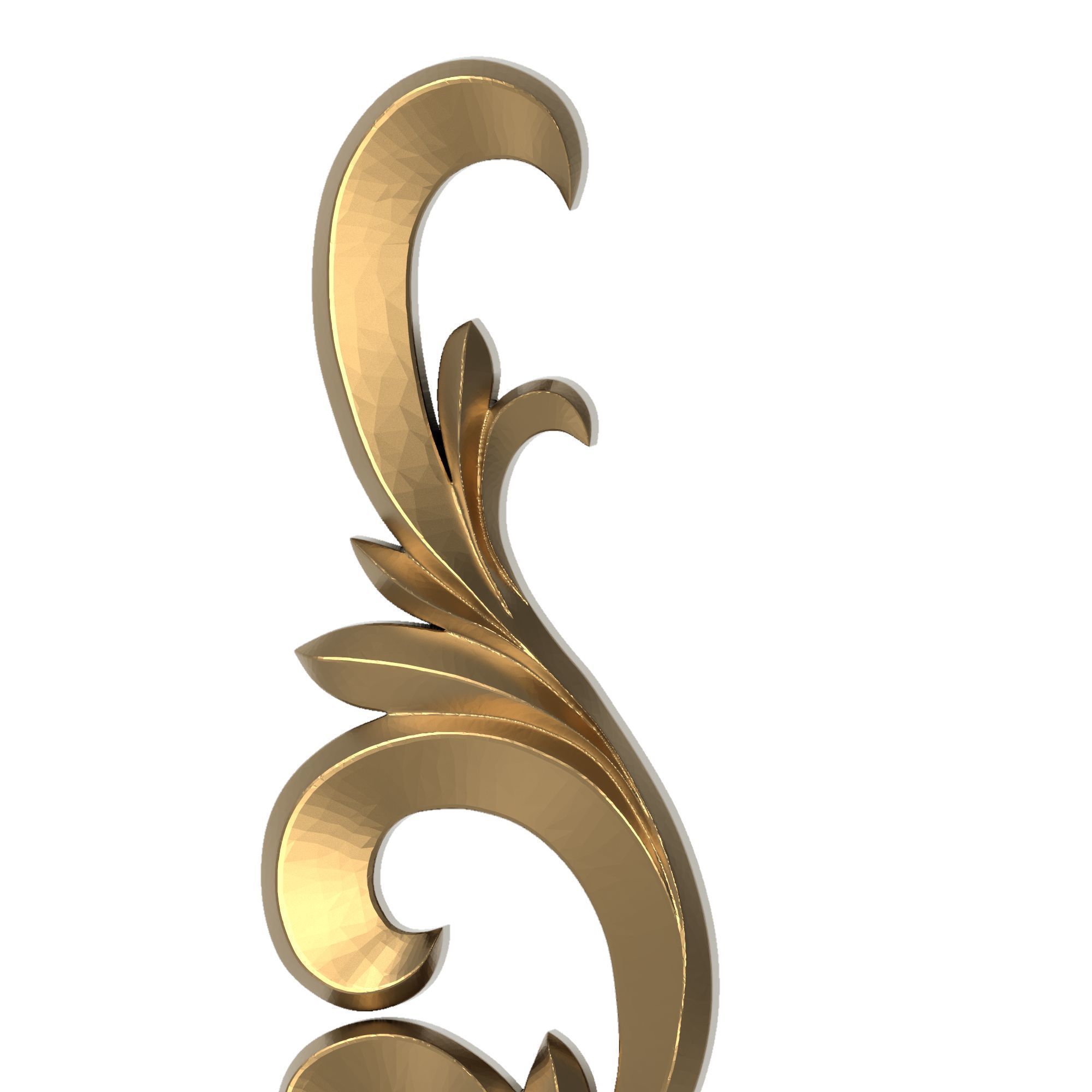 decorative pattern ready for 3D printing 3D model_1