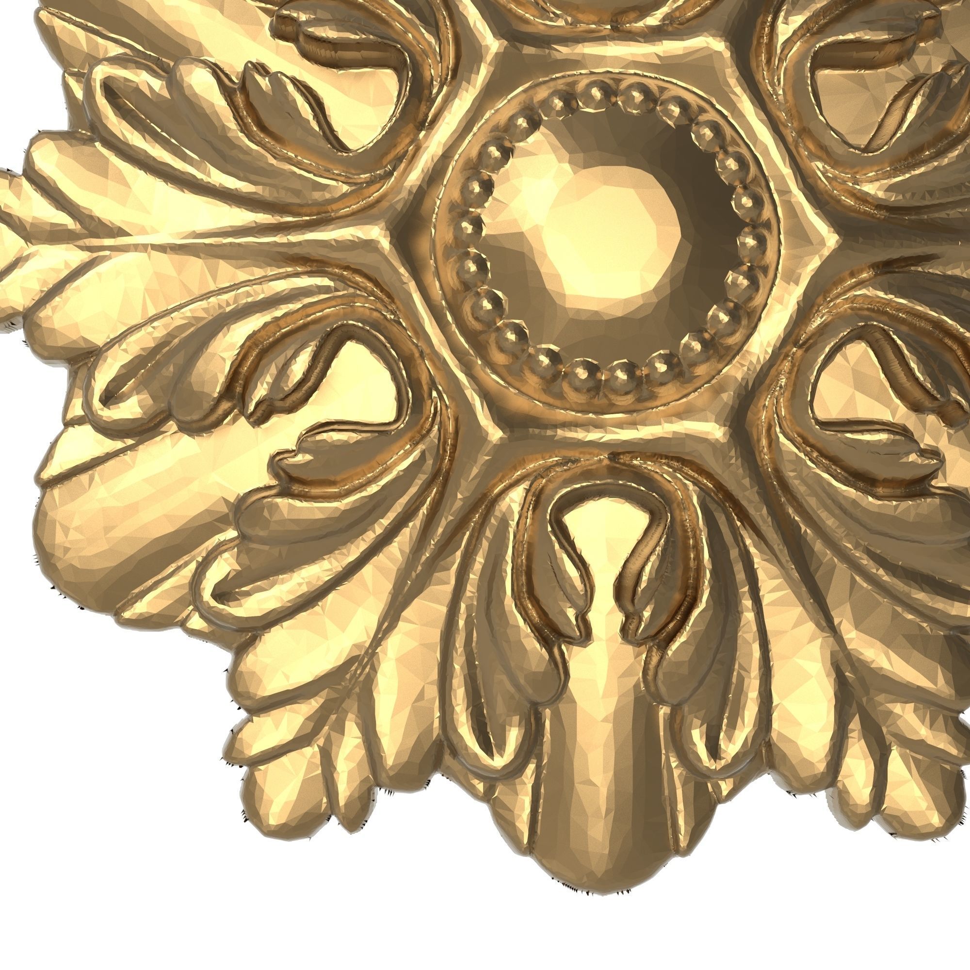 decorative pattern ready for 3D printing 3D model_2