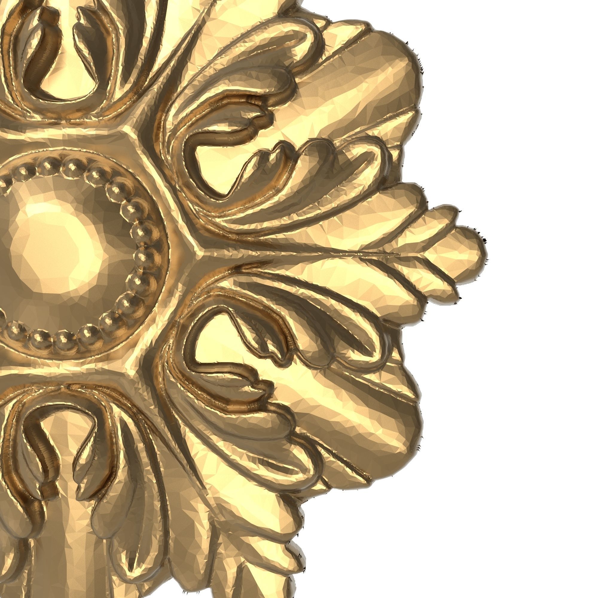 decorative pattern ready for 3D printing 3D model_3