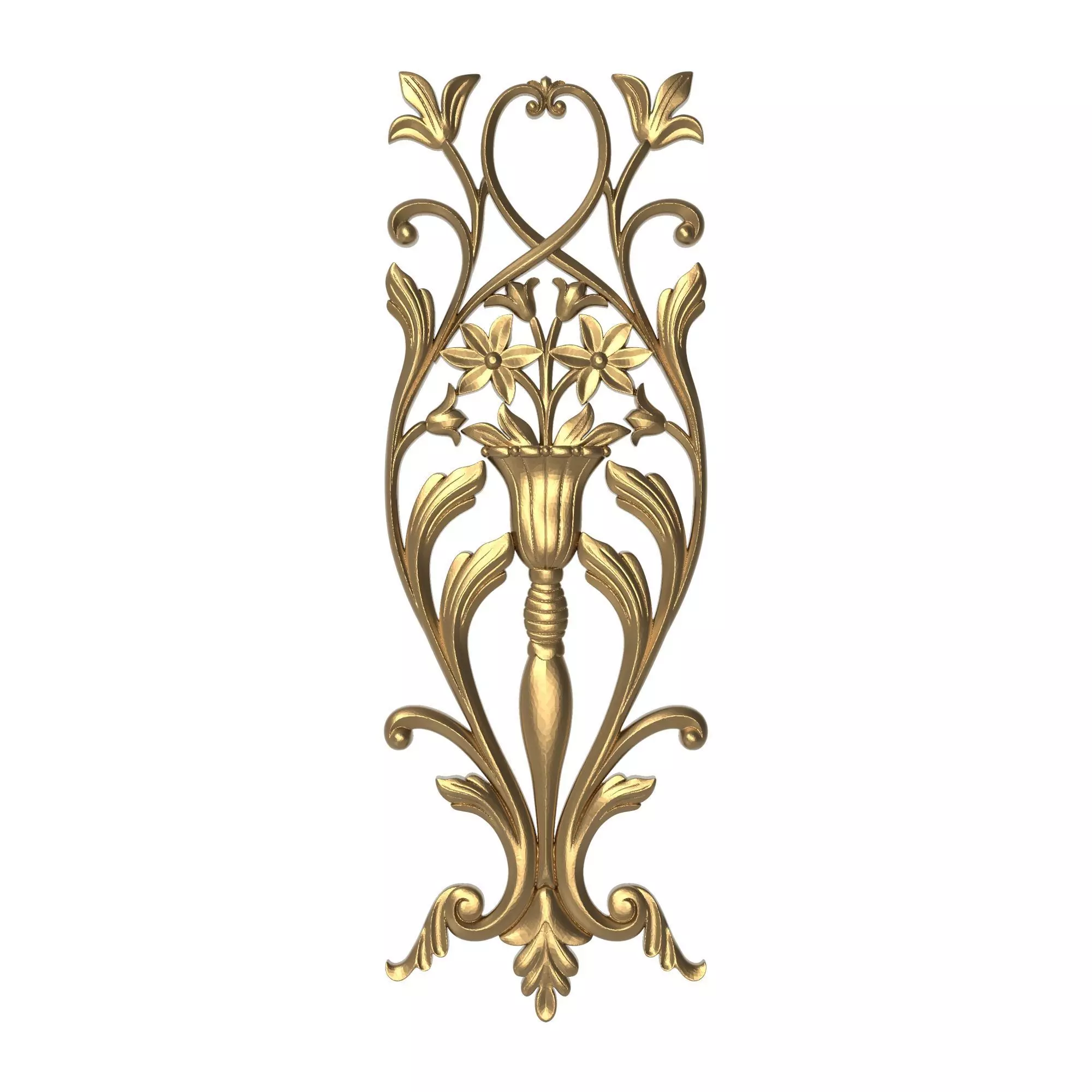 decorative pattern ready for 3D printing 3D model_0